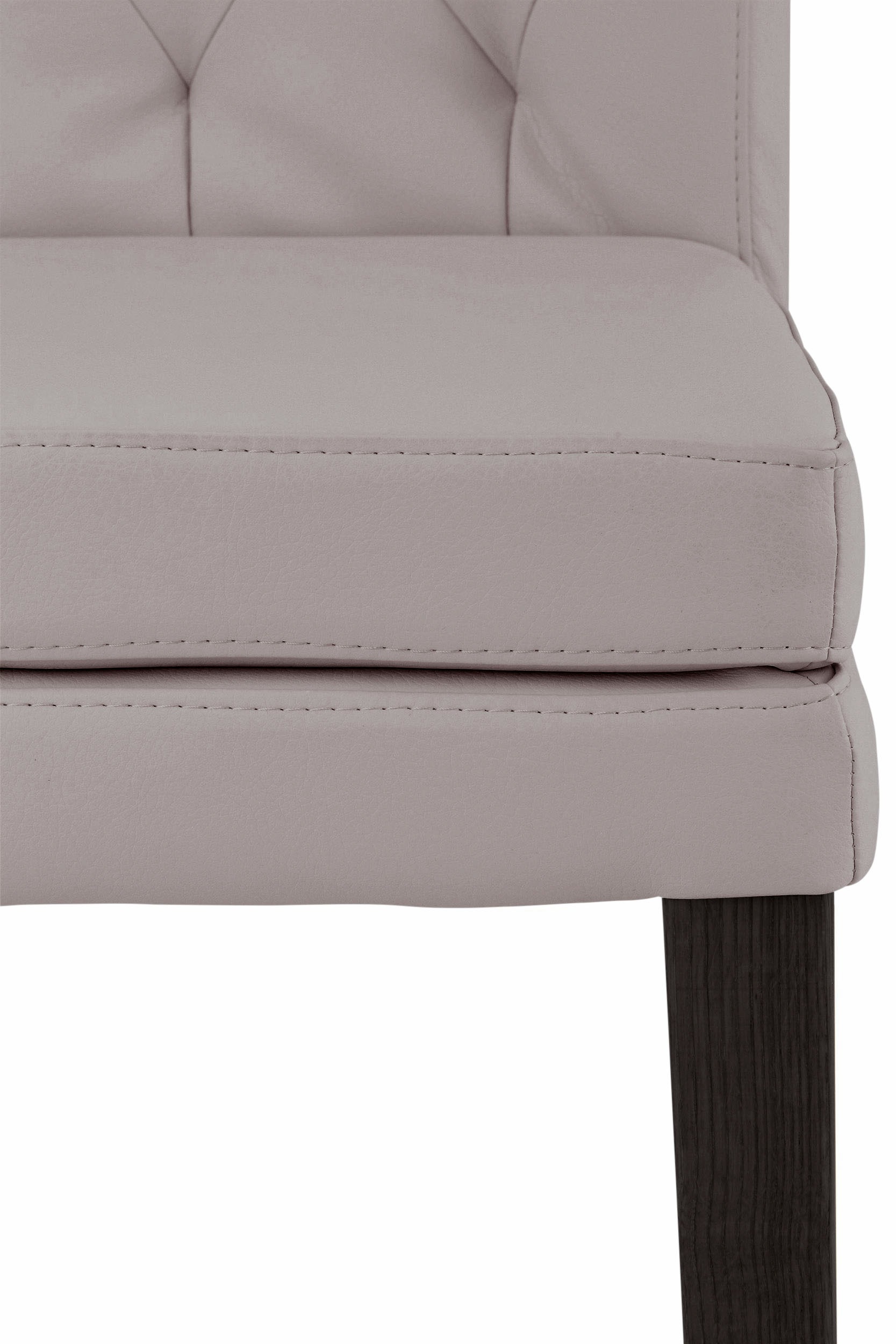 Home affaire 4-Fußstuhl »Colorado«, (Set), 6 St., Kunstleder, Beine aus Buche, wengefarben lackiert, Im 2er, 4er oder 6er-Set