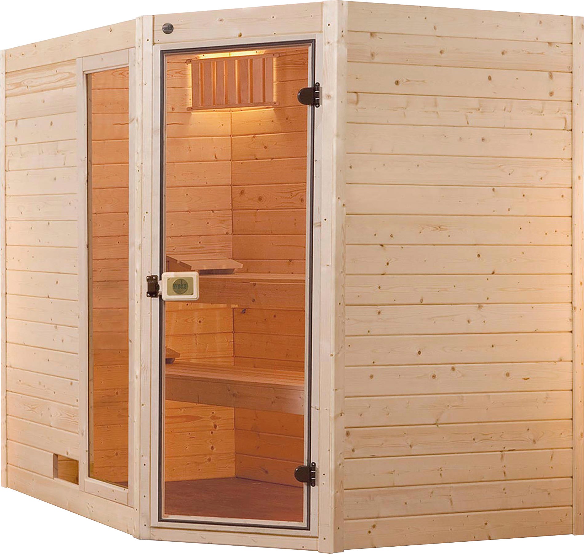 WEKA Sauna "Valida", Saunaofen, integrierte Steuerung, 9 kW, beige, Saunen, 9 kW-Ofen mit integrierter Steuerung