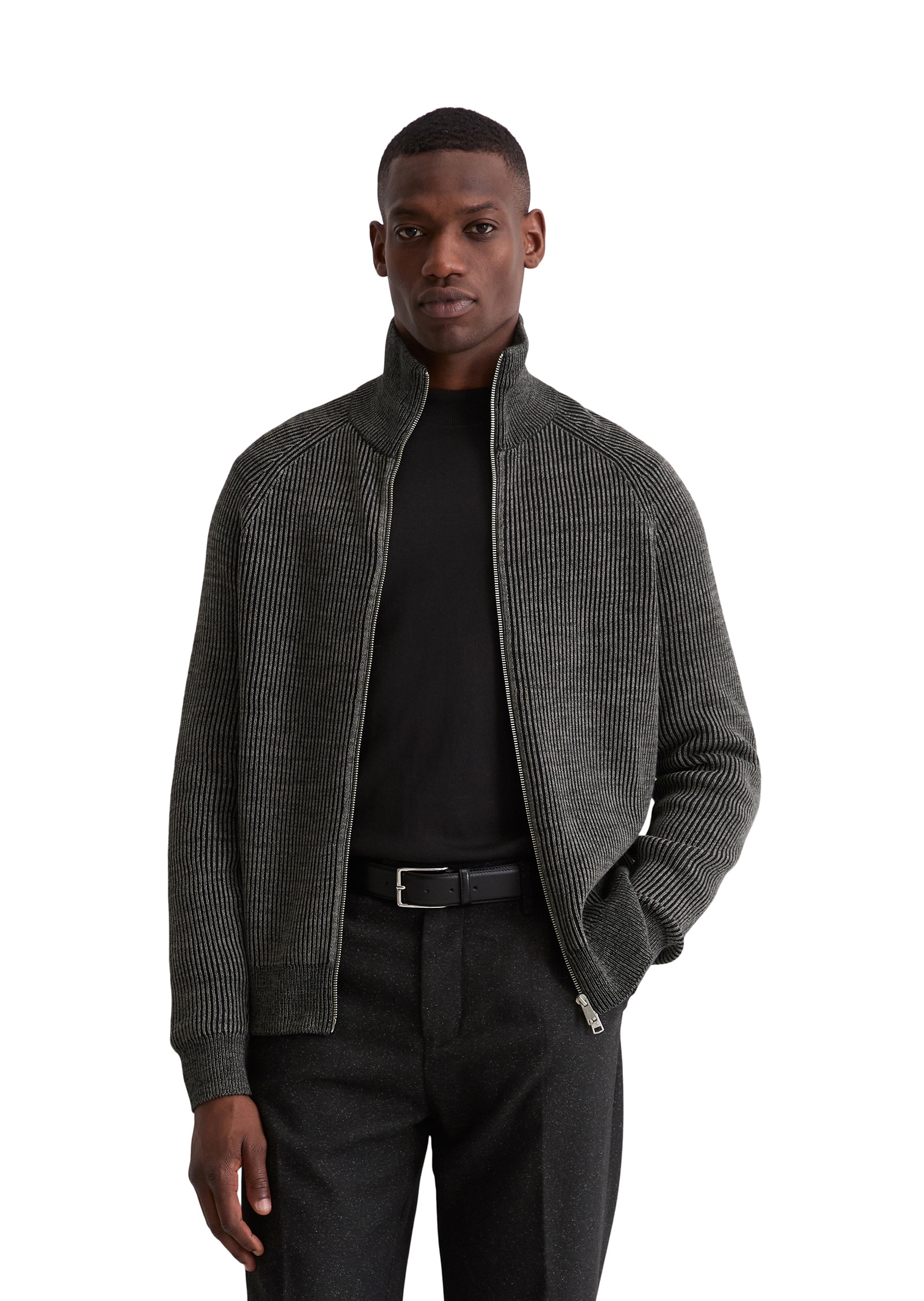 Marc OPolo Cardigan "aus Baumwoll-Schurwoll-Mix" günstig online kaufen