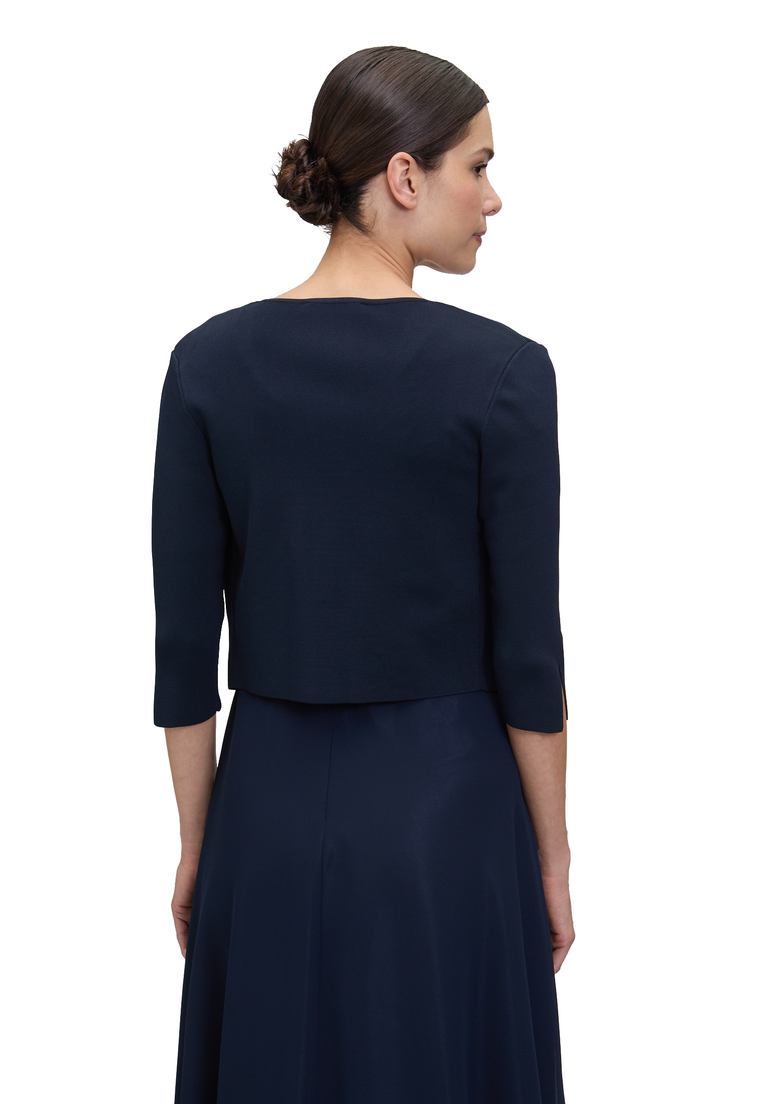 Vera Mont Strickjacke »Vera Mont Strickbolero langarm«, Ärmelschlitz