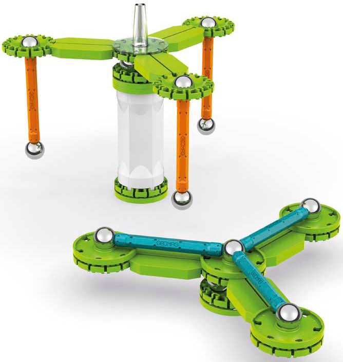 Geomag™ Magnetspielbausteine »GEOMAG™ Mechanics Motion, Recycled Magnetic Gears«, (96 St.), aus recyceltem Material
