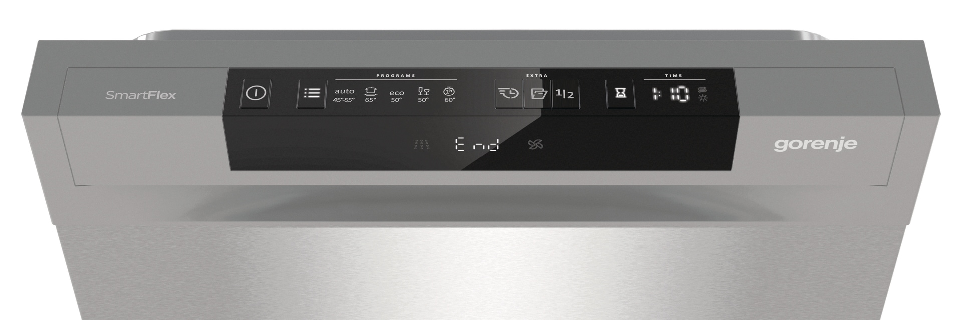 GORENJE Standgeschirrspüler »GS541C10X« 8,5 l 10 tlg. Maßgedecke 10 Maßgedecke, auto. Türöffnung, Besteckschublade