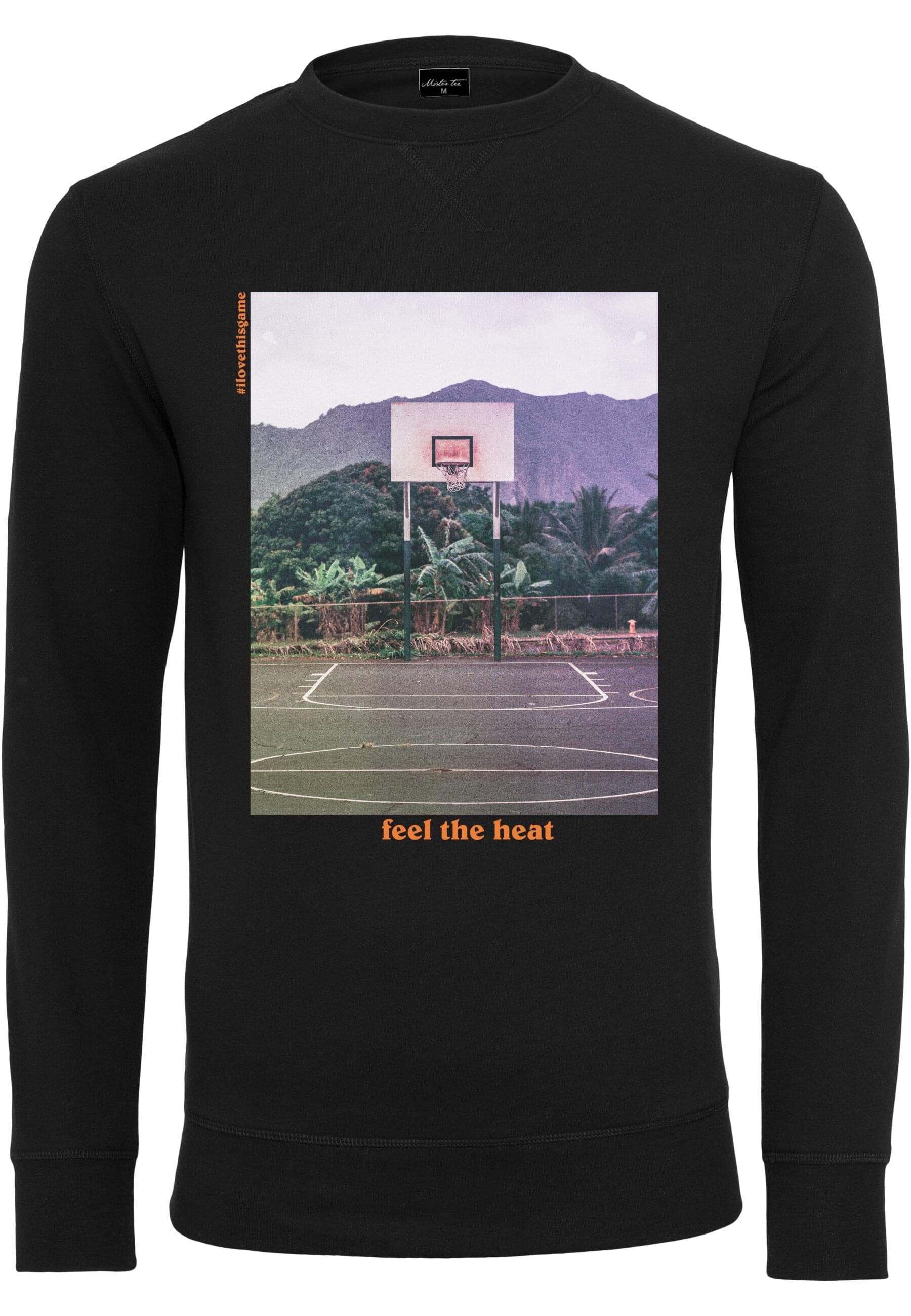 MisterTee Rundhalspullover "MisterTee Herren Feel the Heat Crewneck", (1 tl günstig online kaufen