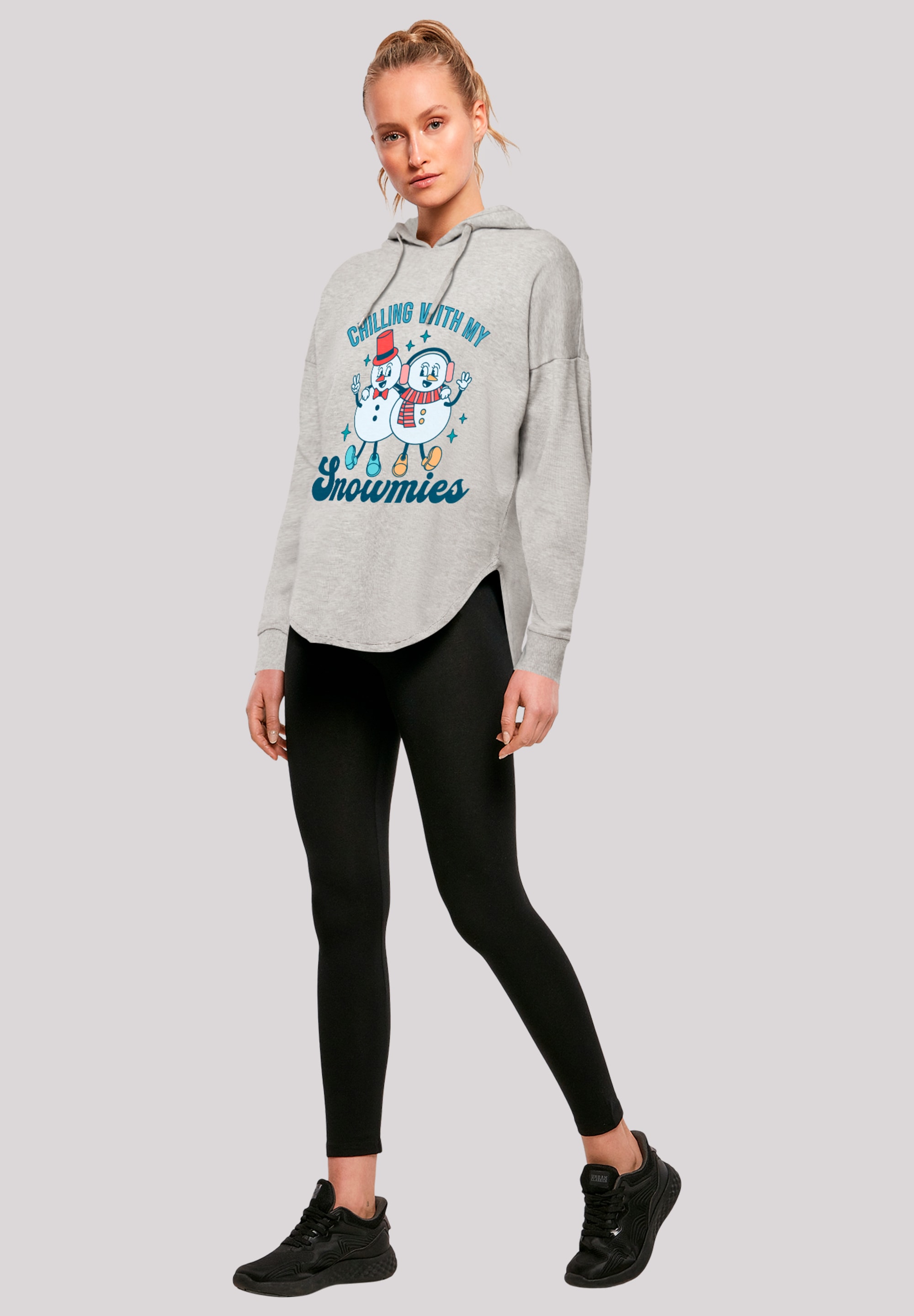 F4NT4STIC Kapuzenpullover »Chilling with My Snowmies«, Premium Qualität