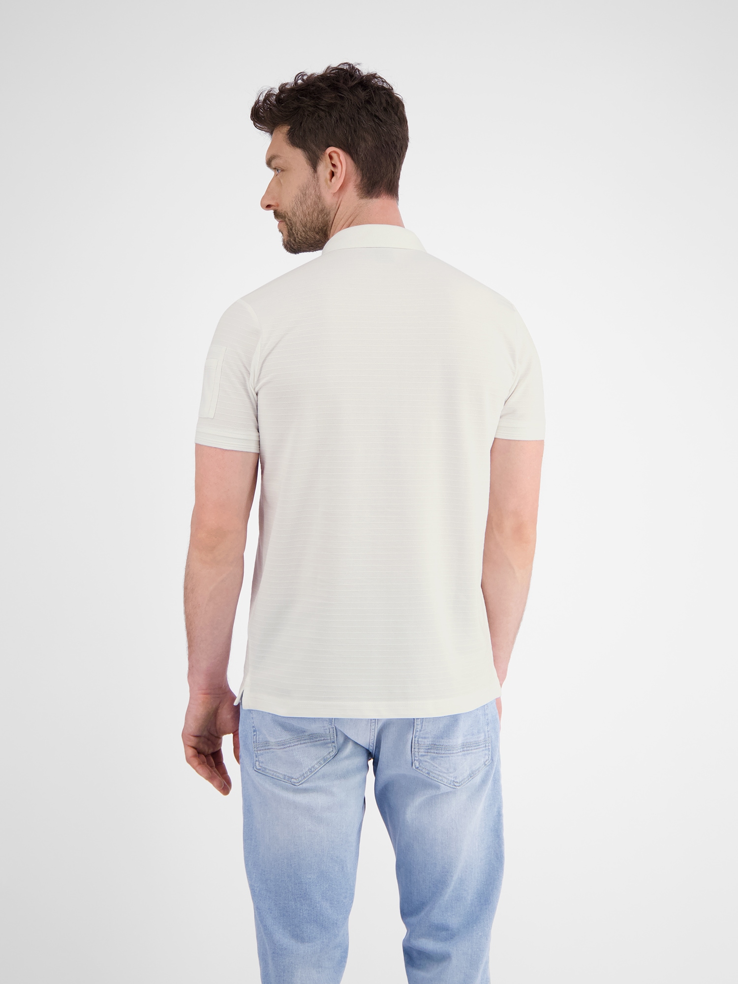 LERROS Poloshirt »LERROS Herren Poloshirt, tonal gestreift«