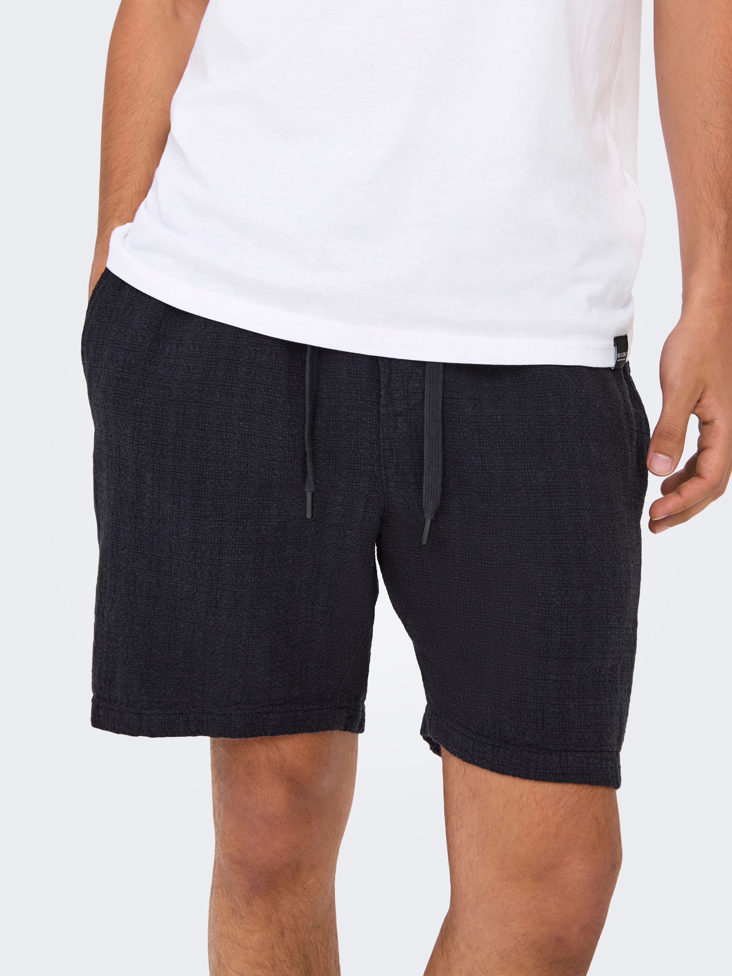 ONLY & SONS Shorts »ONSTEL LINEN LATHAM 0257 SHORTS«