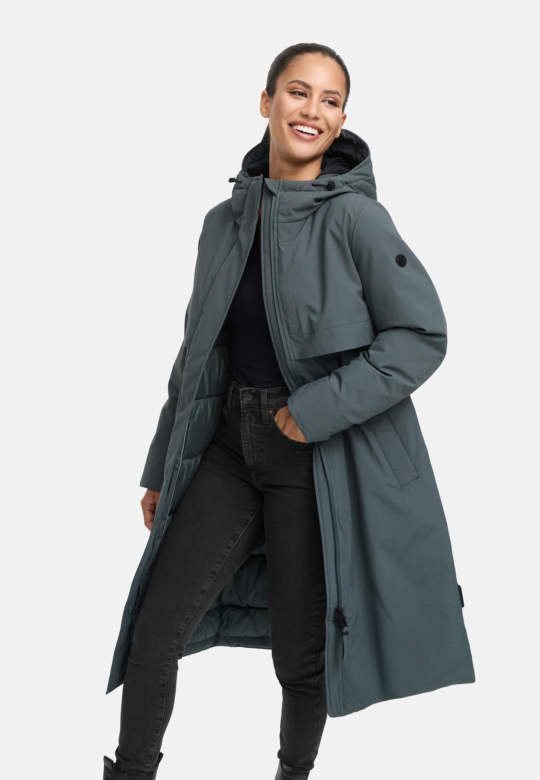 Navahoo Wintermantel »Eismelodie 14«, Winter Parka mit Kapuze