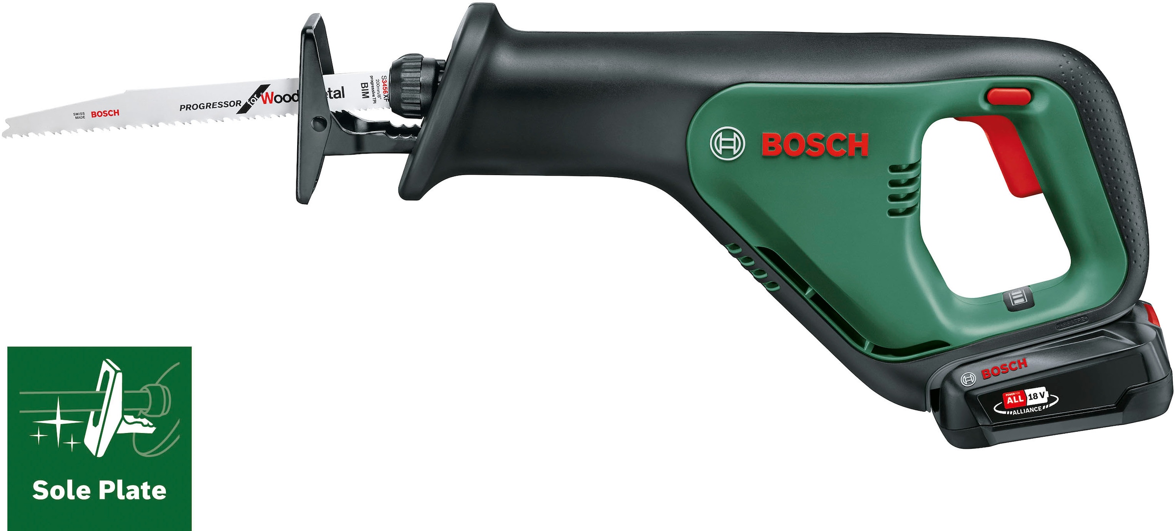 Bosch Home & Garden Akku-Säbelsäge »AdvancedRecip 18«, ohne Akku und Ladegerät