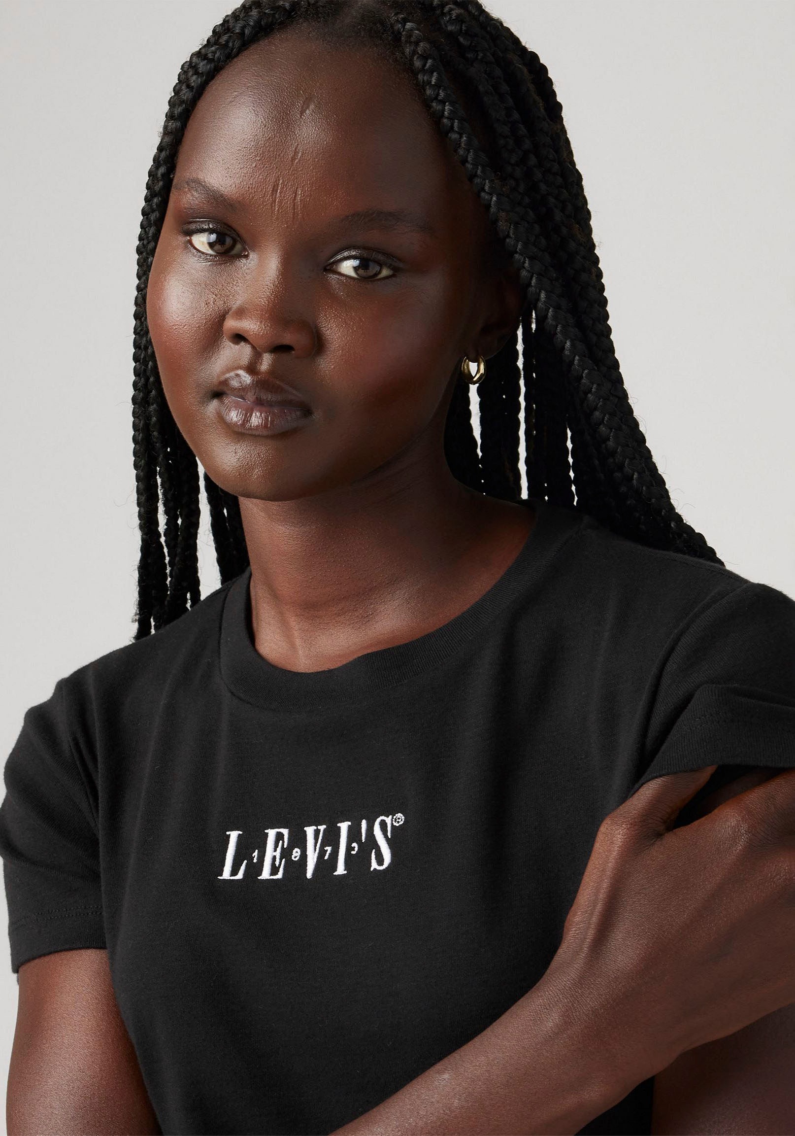 Levi´s ® T-shirt à Manches Courtes Gr Essential Sporty Ess Sport Serif 1873 0044 XS Femme 2