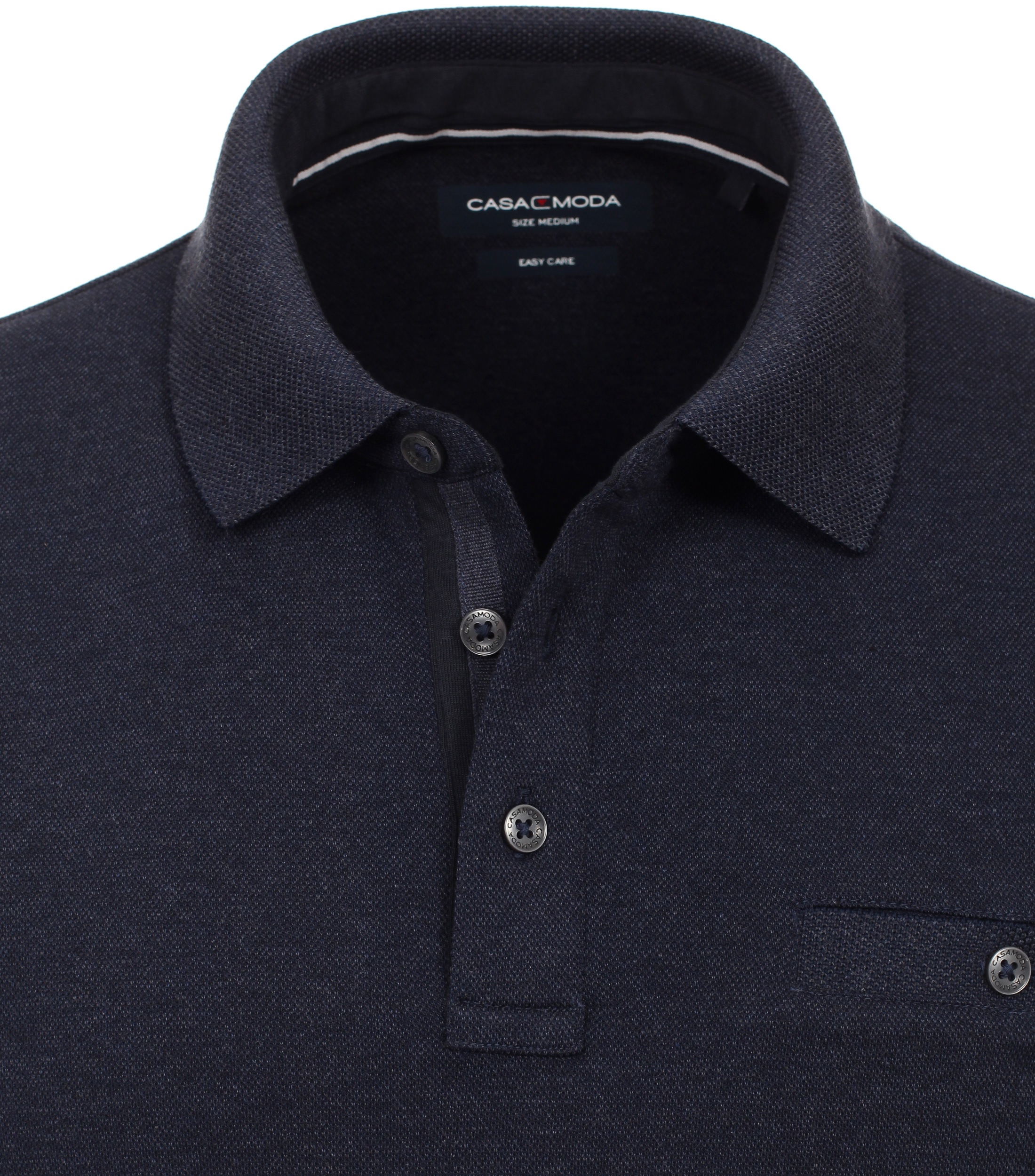 CASAMODA Langarm-Poloshirt »CASAMODA Polo-Shirt Langarm gestreift«