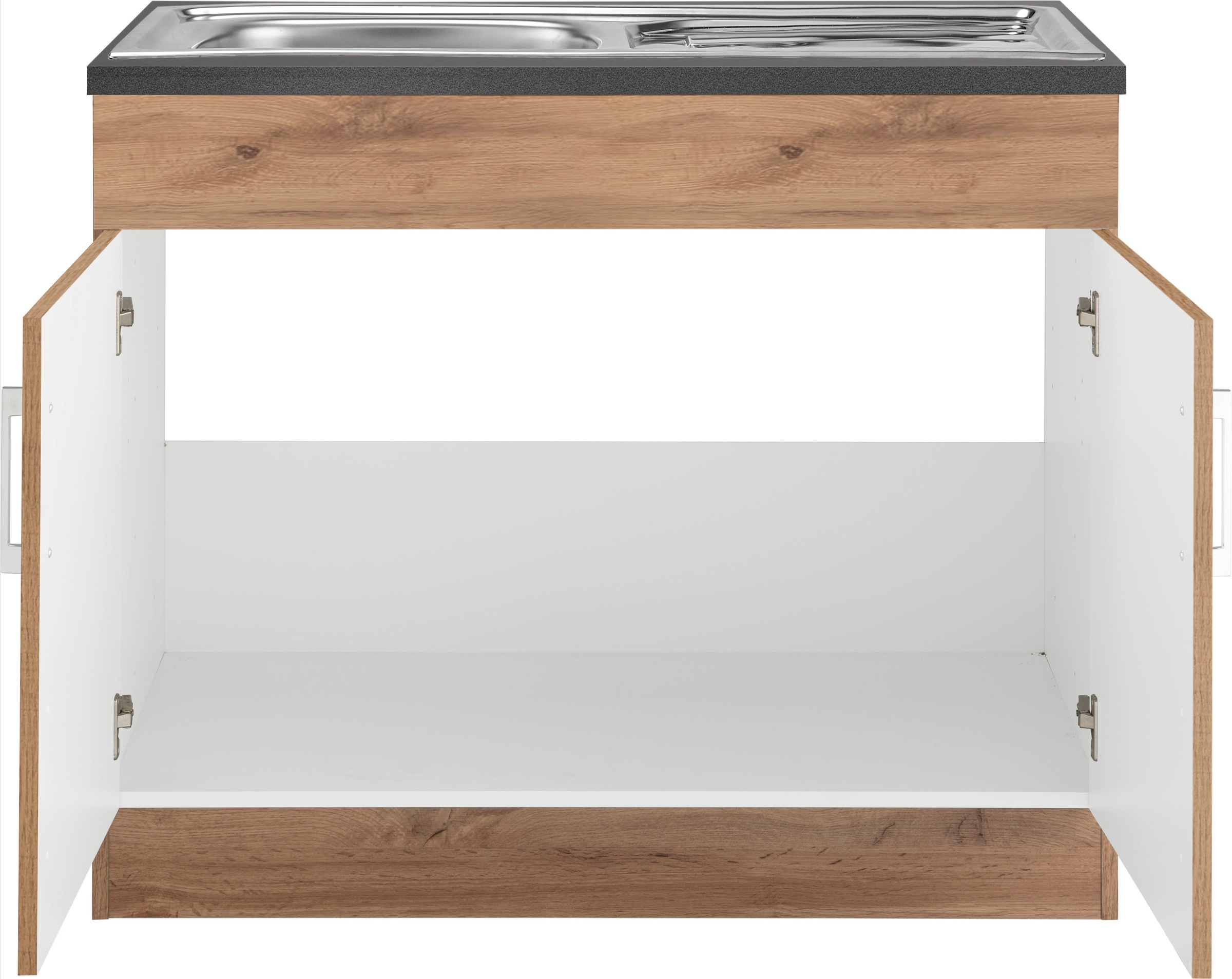 KOCHSTATION Spülenschrank »KS-Colmar«, 100 cm, mit Metallgriff