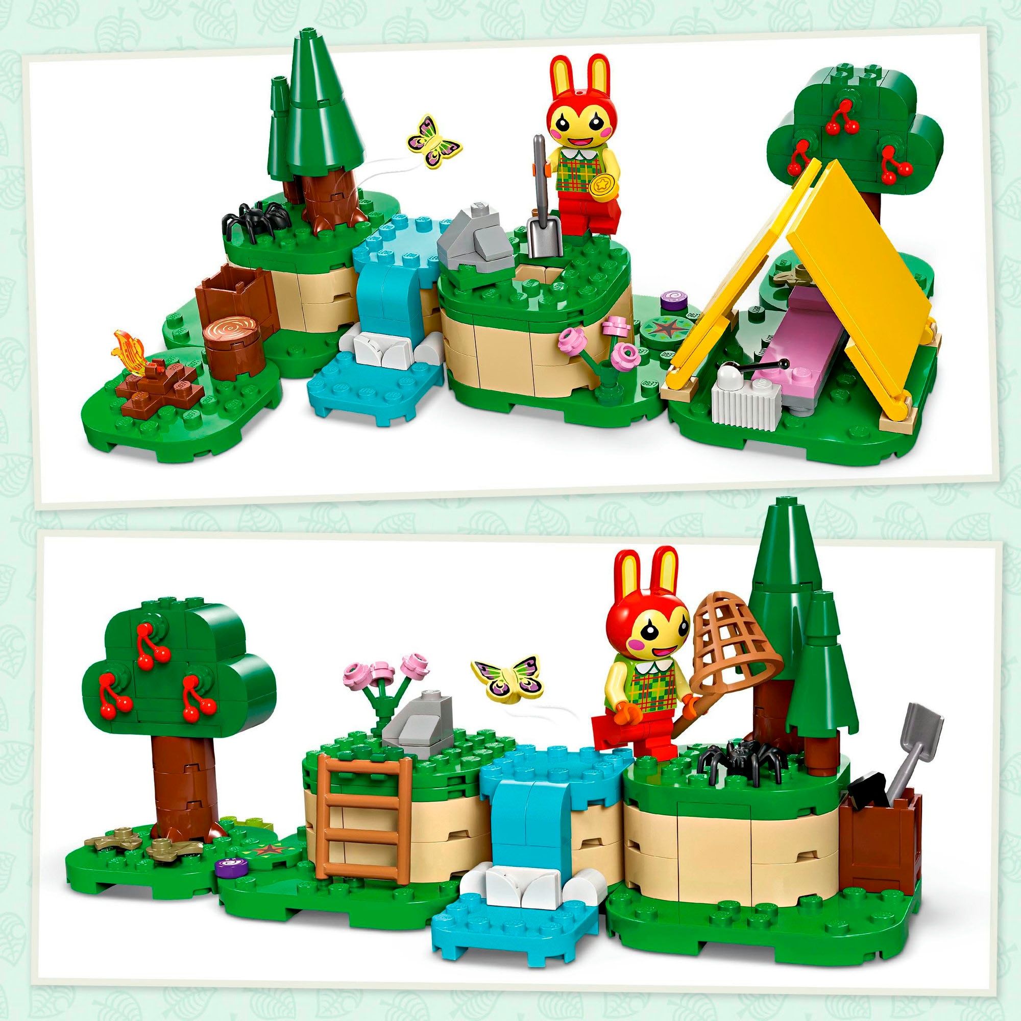 LEGO® Konstruktionsspielsteine »Mimmis Outdoor-Spaß (77047), LEGO® Animal Crossing«, (164 St.), Made in Europe