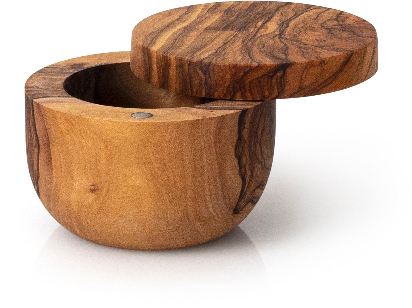 Continenta Vorratsdose "edle Dose aus Olivenholz, Ø ca. 9,5 cm" 1 Stk. tlg. günstig online kaufen
