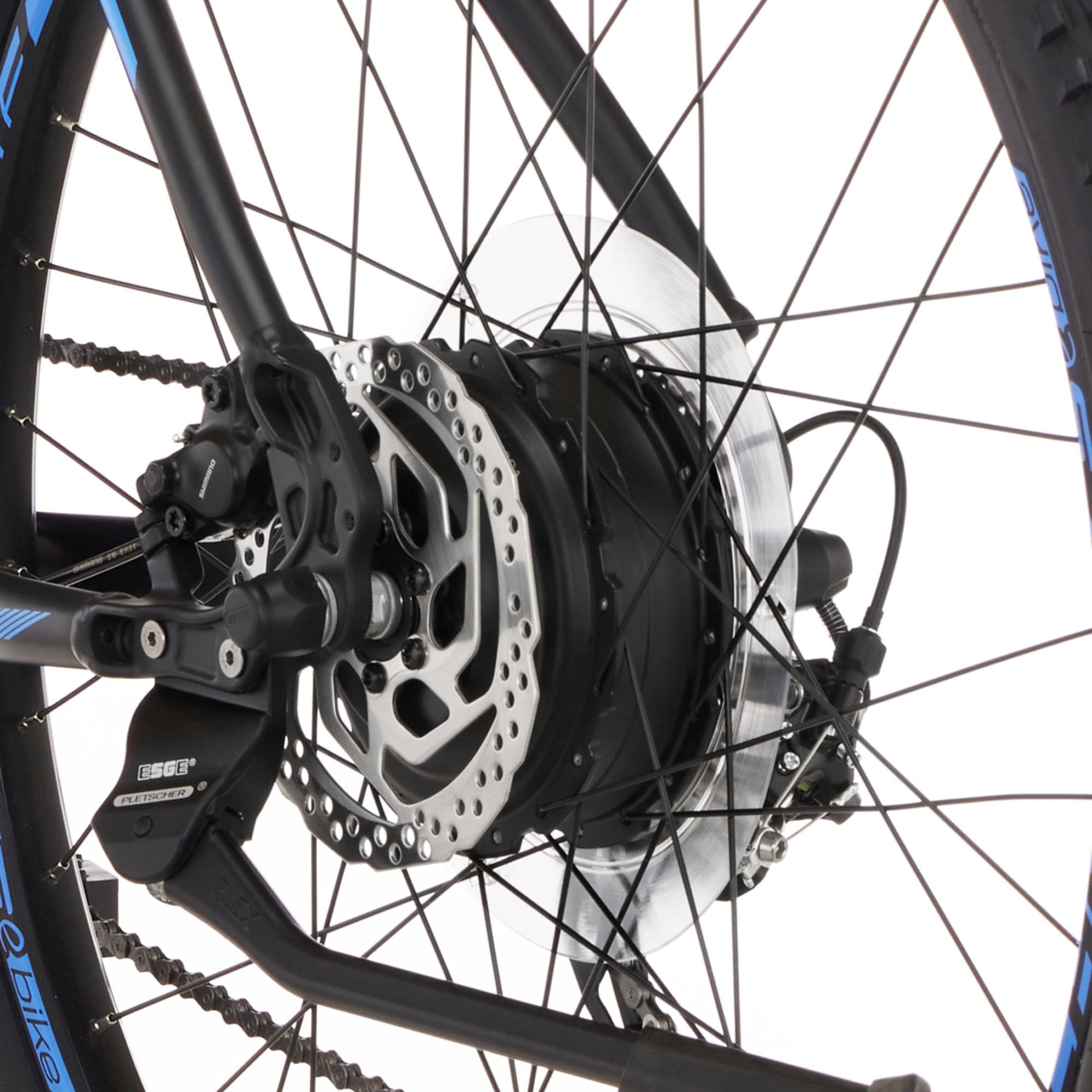 FISCHER Fahrrad E-Bike »MONTIS 2.1 557«, 9 Gang, Shimano, Altus, Heckmotor 250 W, (Schloss), Pedelec, Elektrofahrrad für Damen u. Herren, MTB
