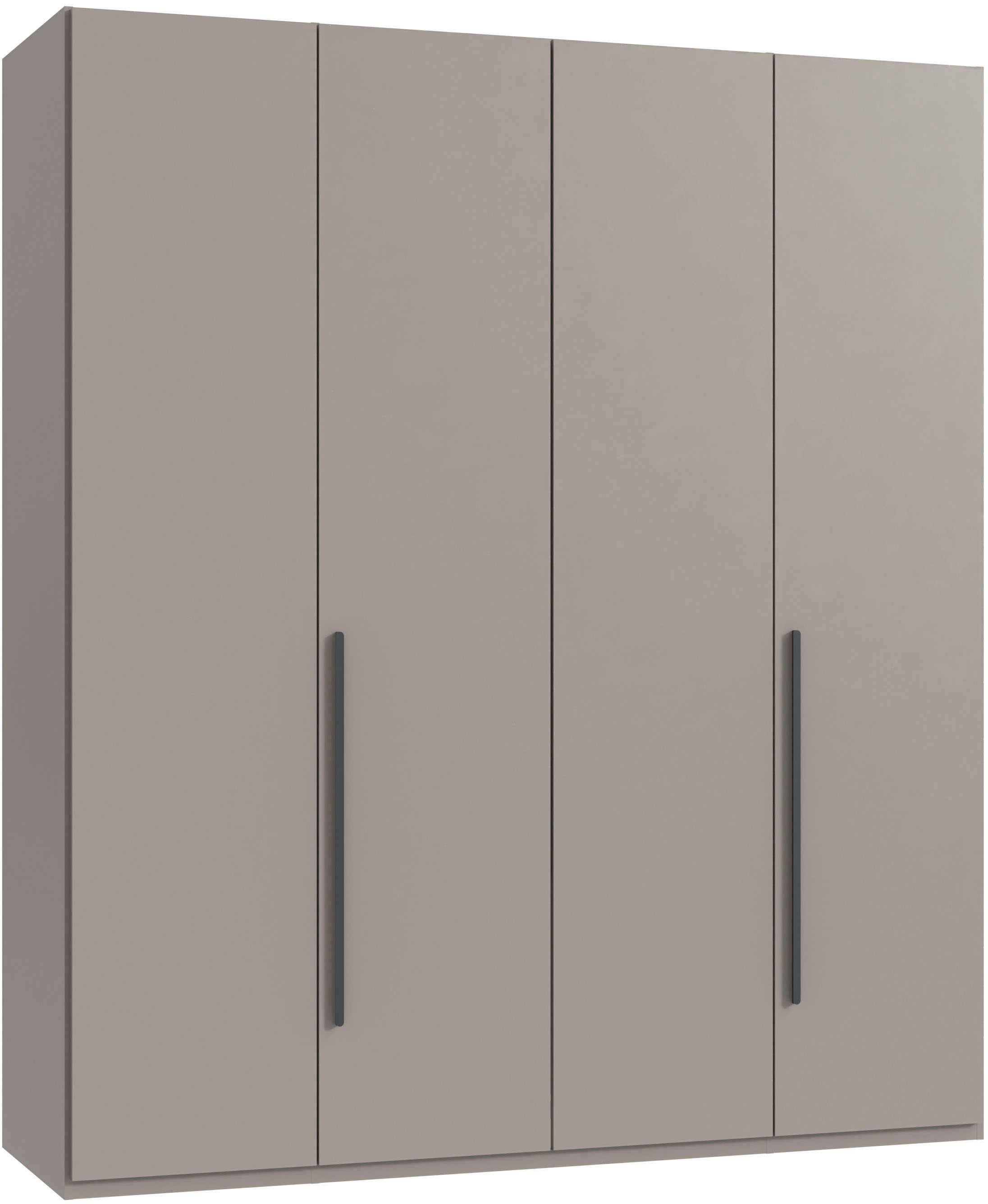 Wimex Drehtürenschrank "Kleiderschrank London, in den Breiten 180cm, 225cm oder 270cm" mit verschiedenen Griffen in goldfarben, silberfarben oder schwarz, wahlweise mit Basic- oder Premium-Ausstattung erhältlich