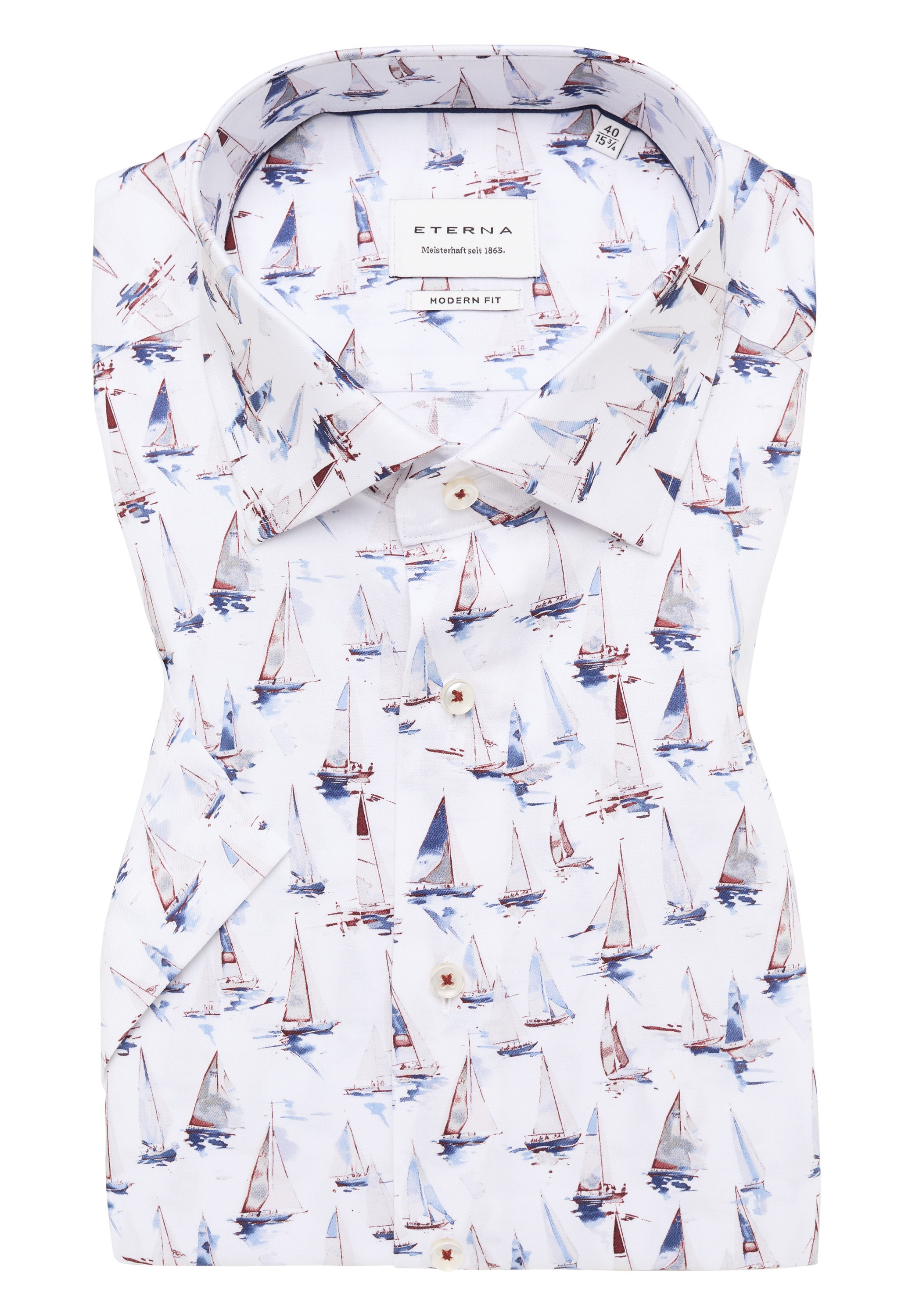 Eterna Kurzarmhemd »MODERN FIT« NON IRON (bügelfrei)