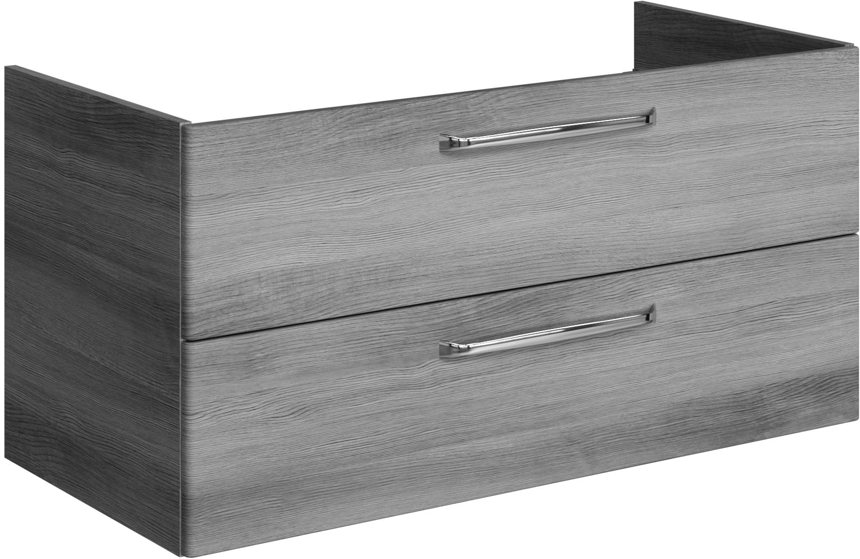 Saphir Badmöbel-Set »Trentino 2-teilig Keramik-Waschtisch, Spiegelschrank mit LED-Leuchte«, (3 St.), Badmöbel-Set 109cm breit, inkl. Türdämpfer, 3 Türen, 2 Auszügen