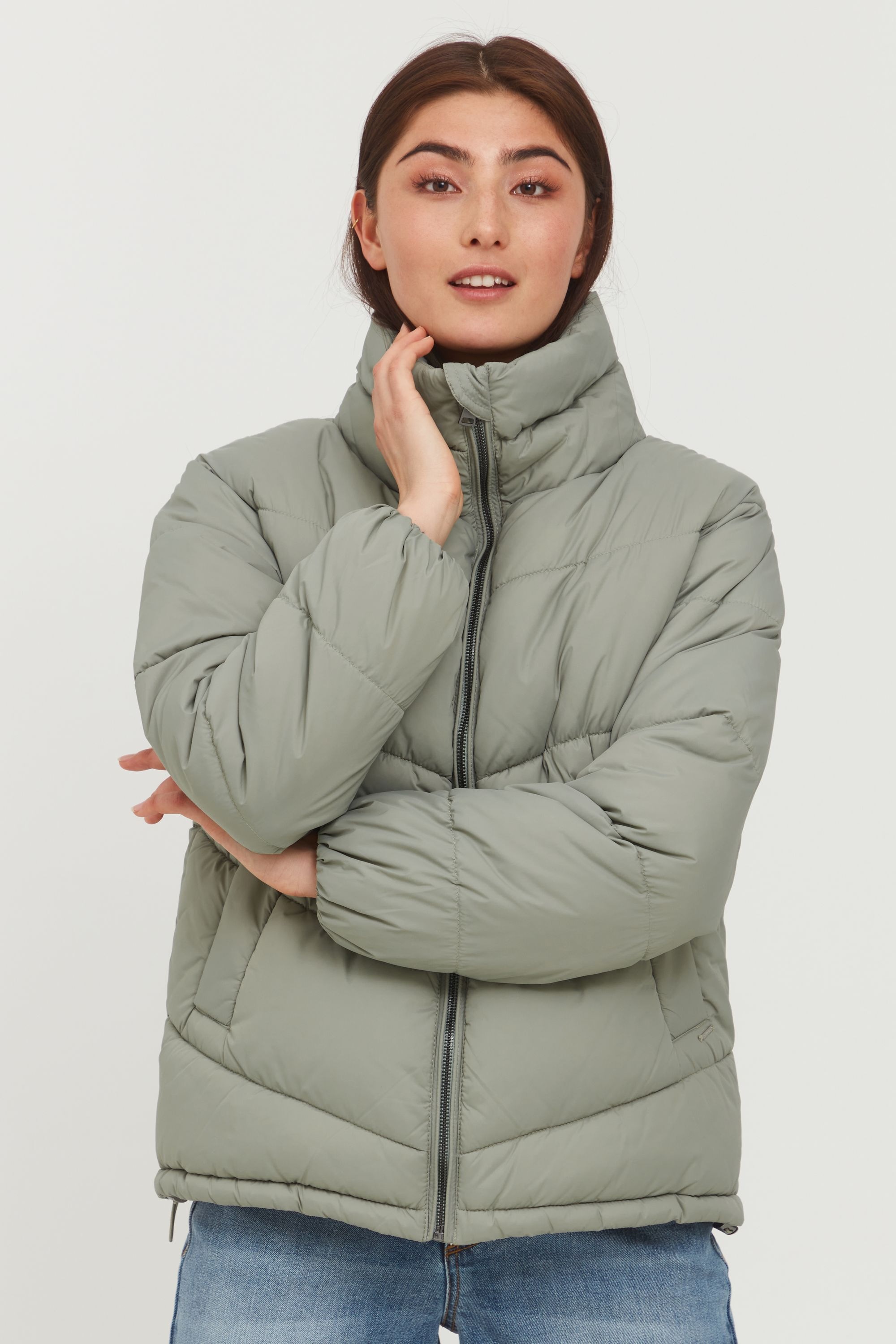 b.young Steppjacke »Steppjacke BYBomina«, ohne Kapuze