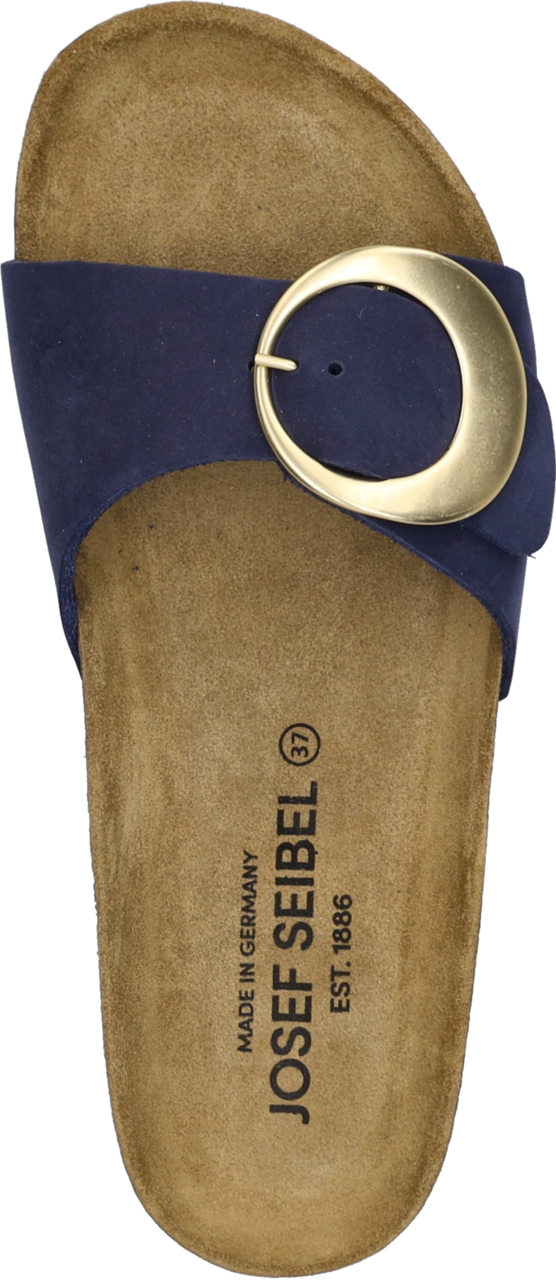 Josef Seibel Pantolette »Hermine 14«  Schlupfschuh, Flats, Hausschuh mit vorgeformtem Fußbett, in Weite G