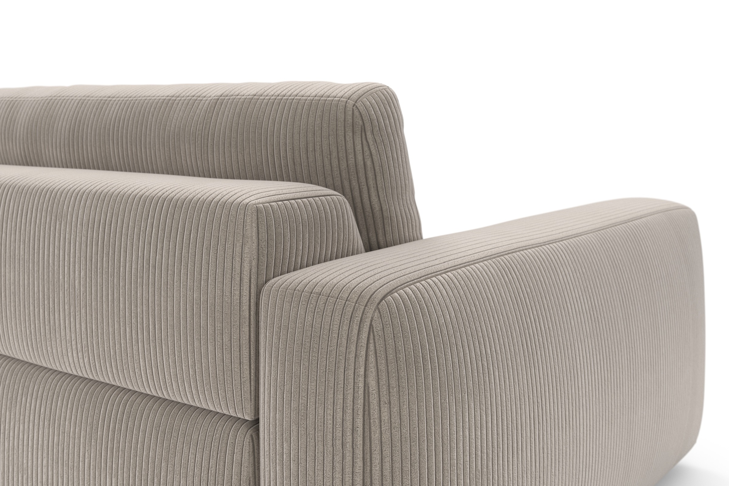 TRENDMANUFAKTUR Big-Sofa »Bourbon«, (2 St.), extra tiefe Sitzfläche, wahlweise mit Sitztiefenverstellung bestellbar