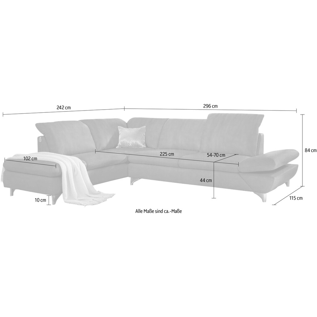 W.SCHILLIG Ecksofa »taoo«