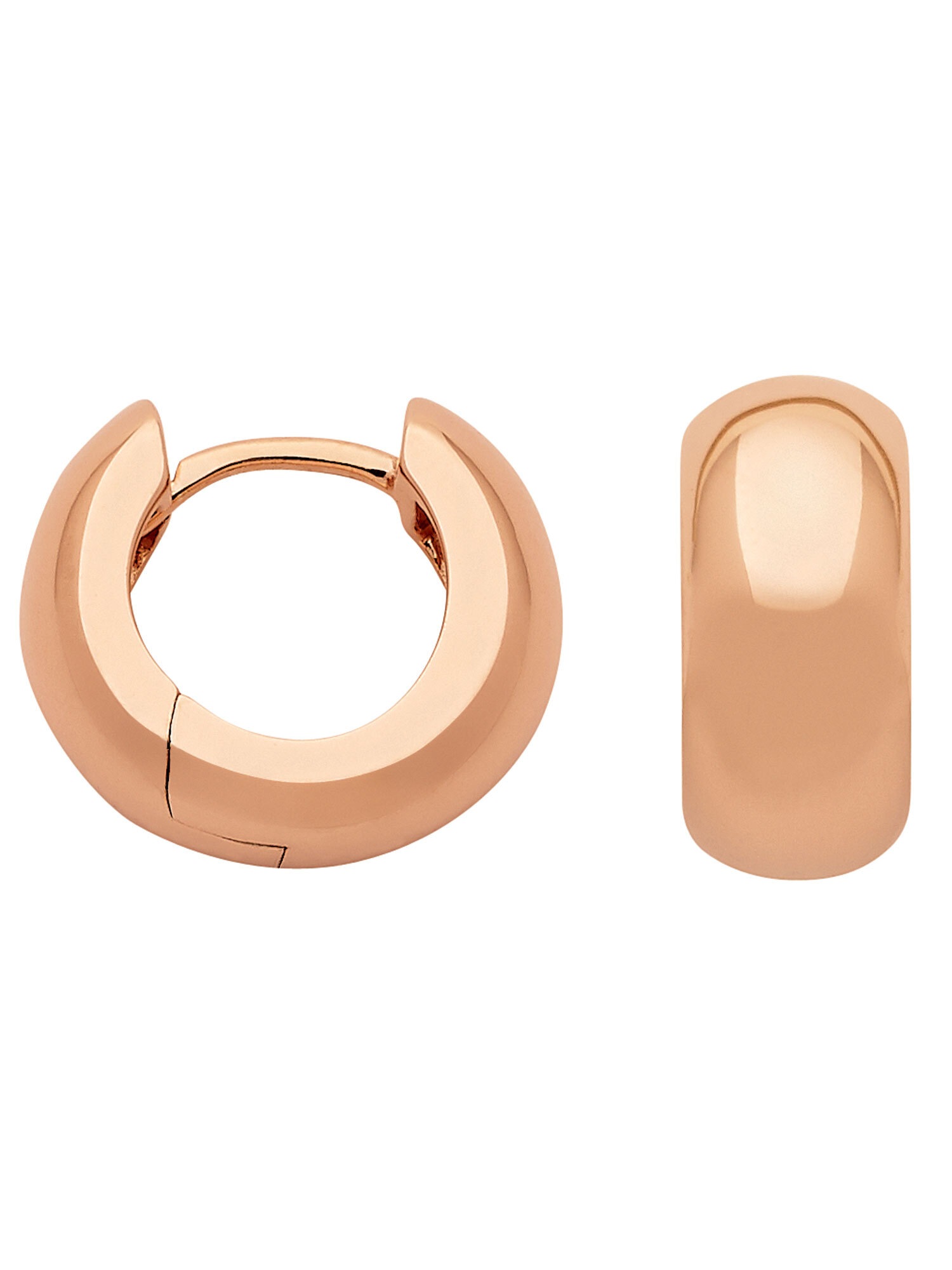 Adelia´s Paar Ohrhänger »925 Silber Ohrringe Creolen Ø 13,2 mm«, Silberschmuck für Damen