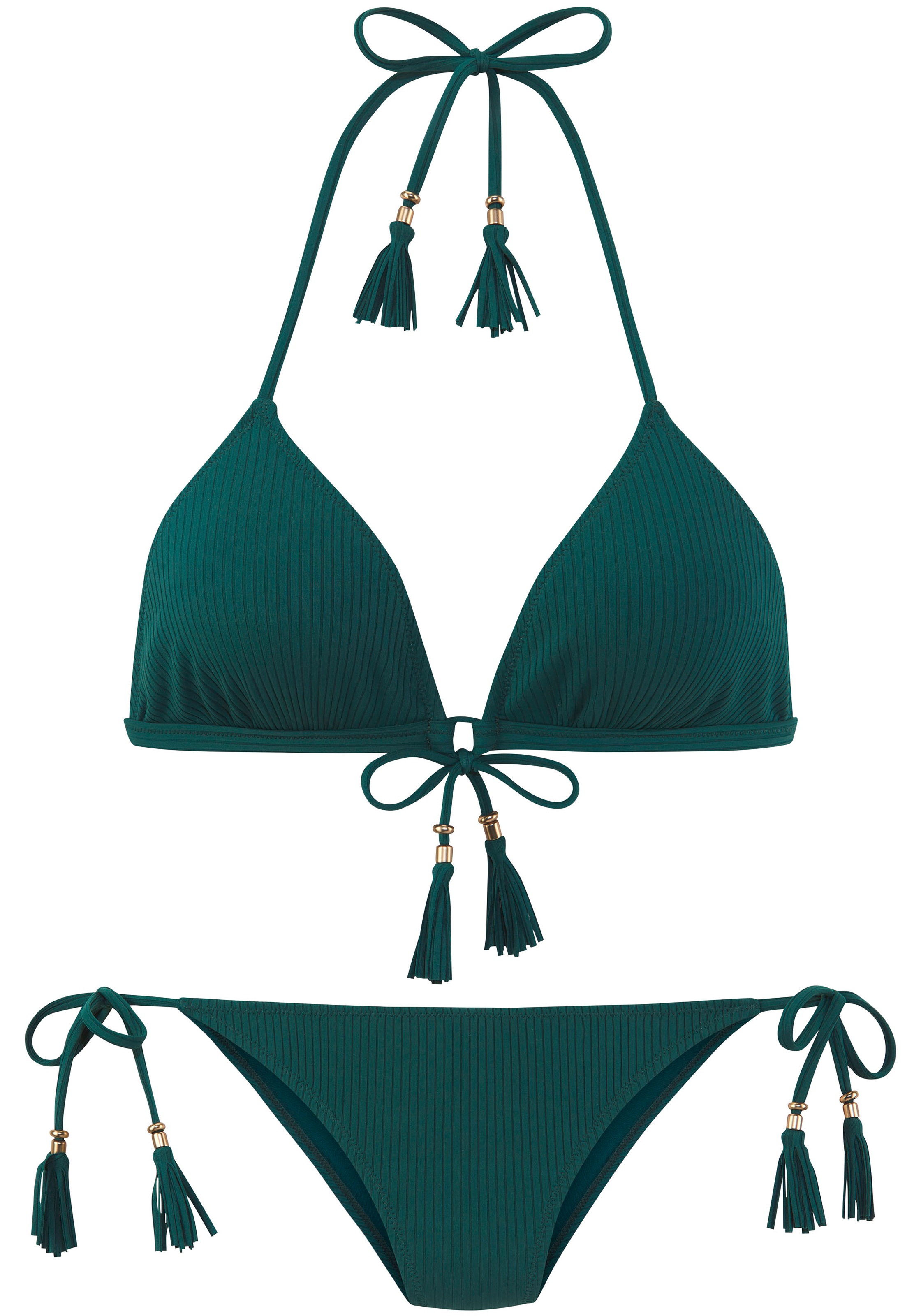 Elbsand Triangel-Bikini, aus trendiger Rippware günstig online kaufen