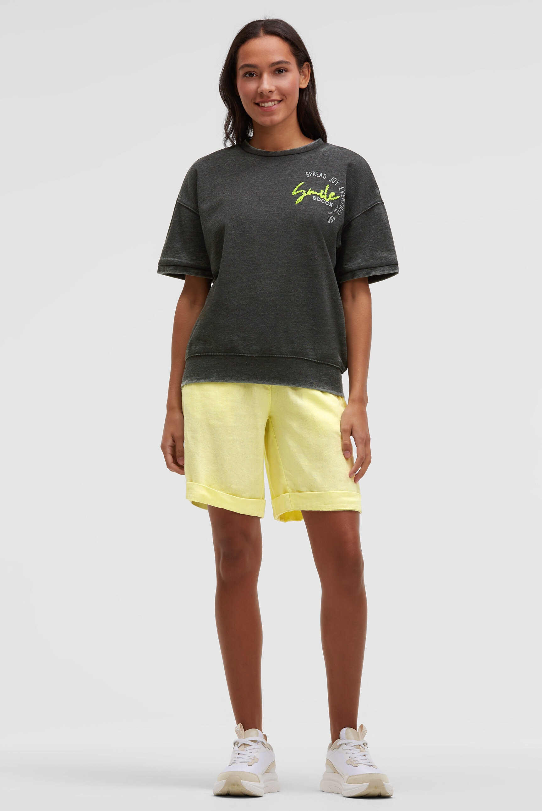 Thumbnail - SOCCX Sweater, mit Ausbrenner-Effekten