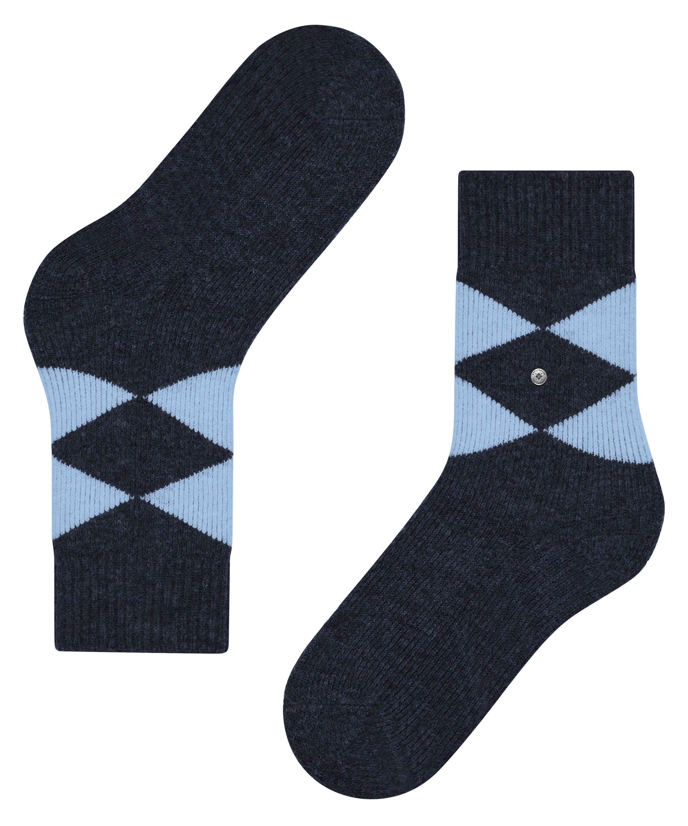 Burlington Haussocken »Cosy Argyle« atmungsaktiv, weich und hält Ihre Füße zuverlässig warm