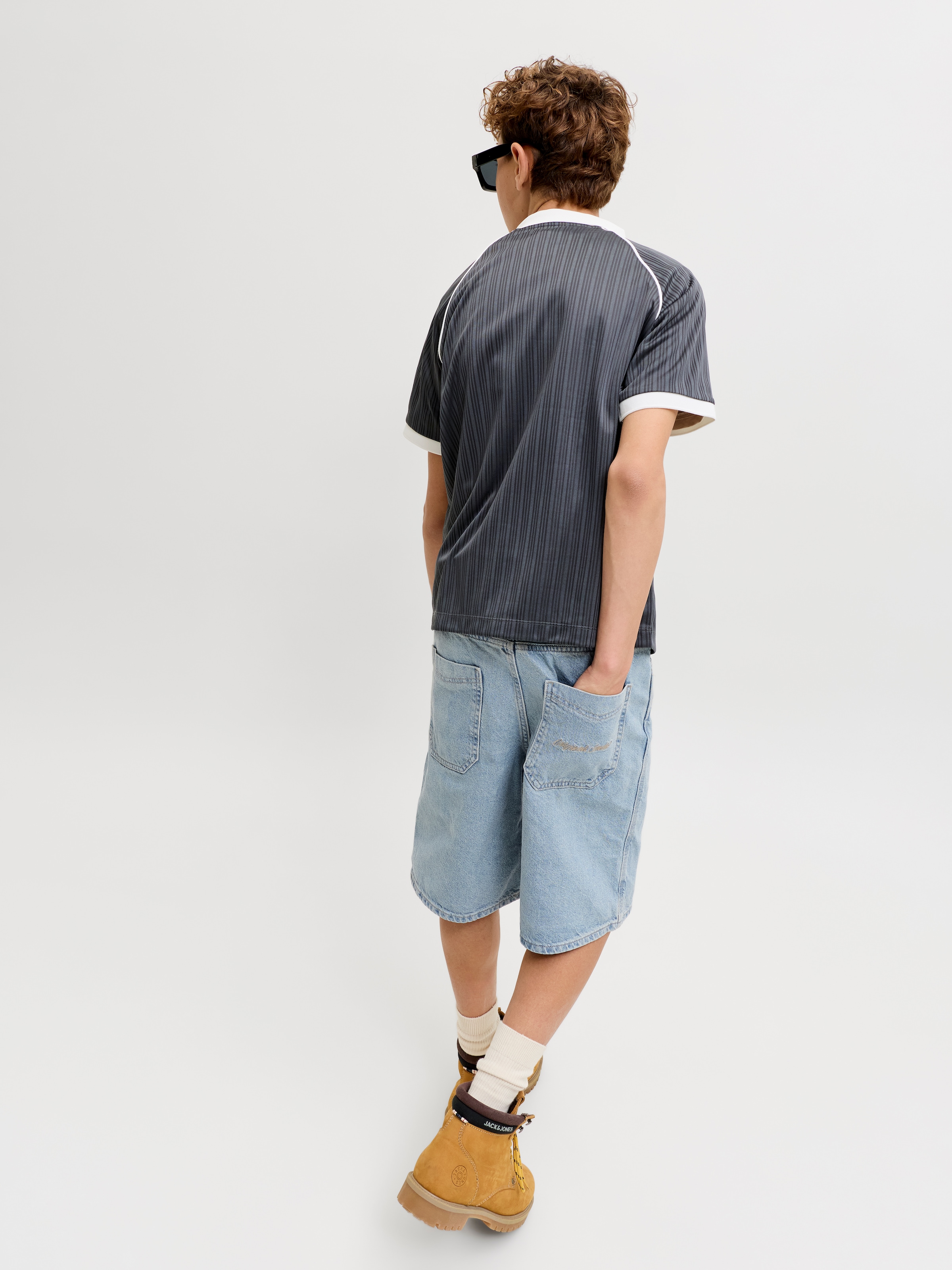 Jack & Jones Junior Shorts »JJIALEX JJNORREBRO SHORTS SQ 400 JNR«  Baumwolle, relaxed/baggy fit