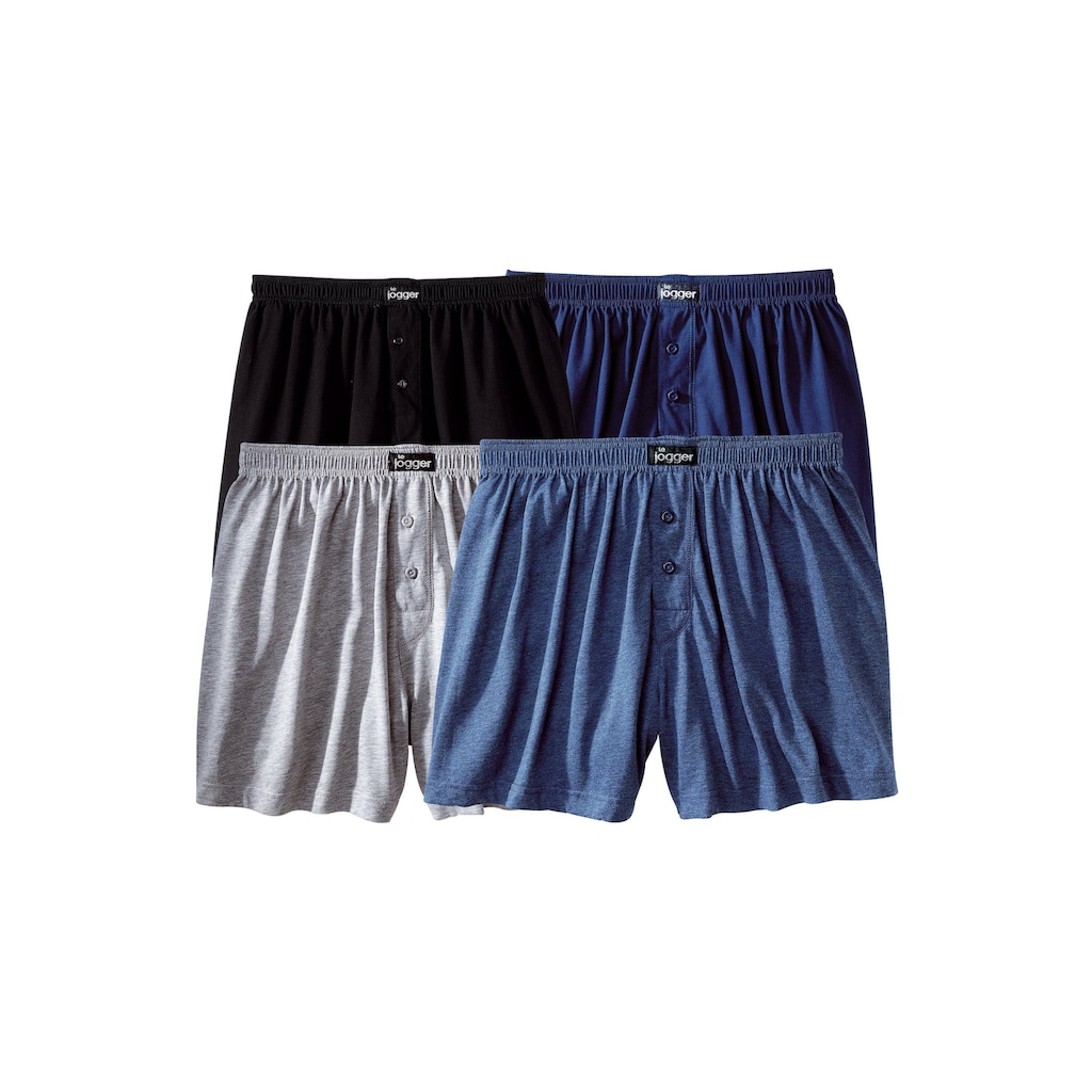 le jogger® Weiter Boxer, (Packung, 4 St.)