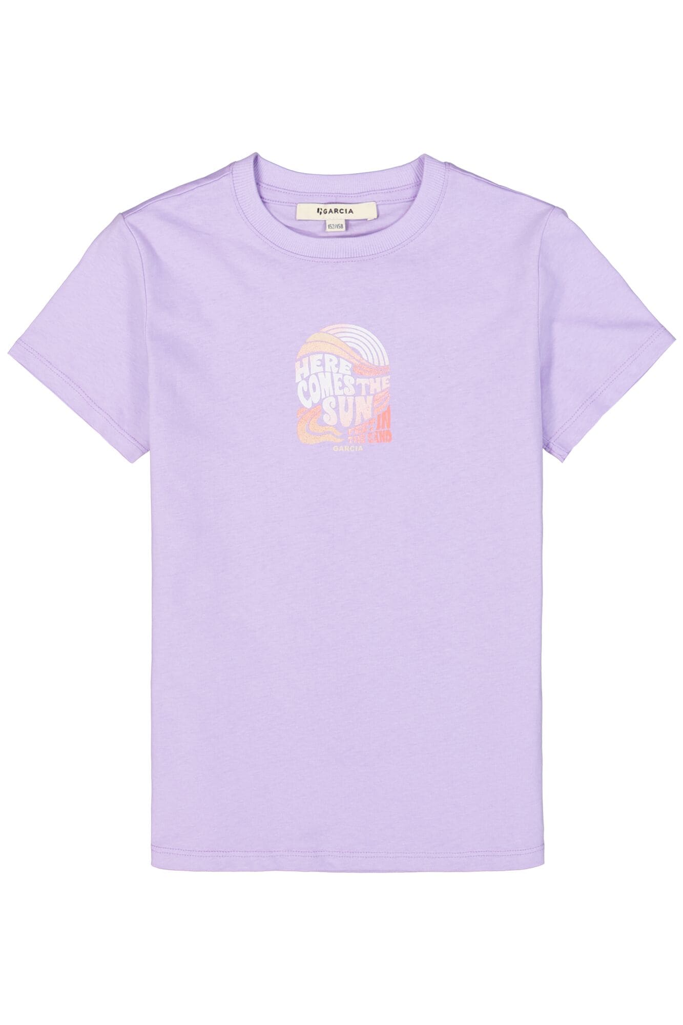 Garcia T-Shirt, for GIRLS, mit Wording Print