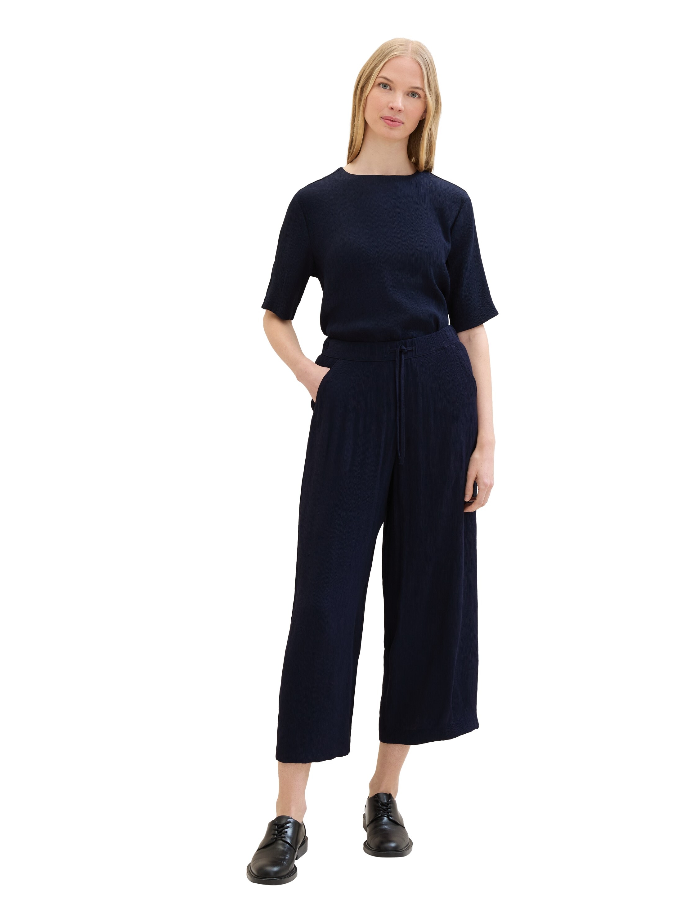 TOM TAILOR Culotte, in Crinkle-Optik