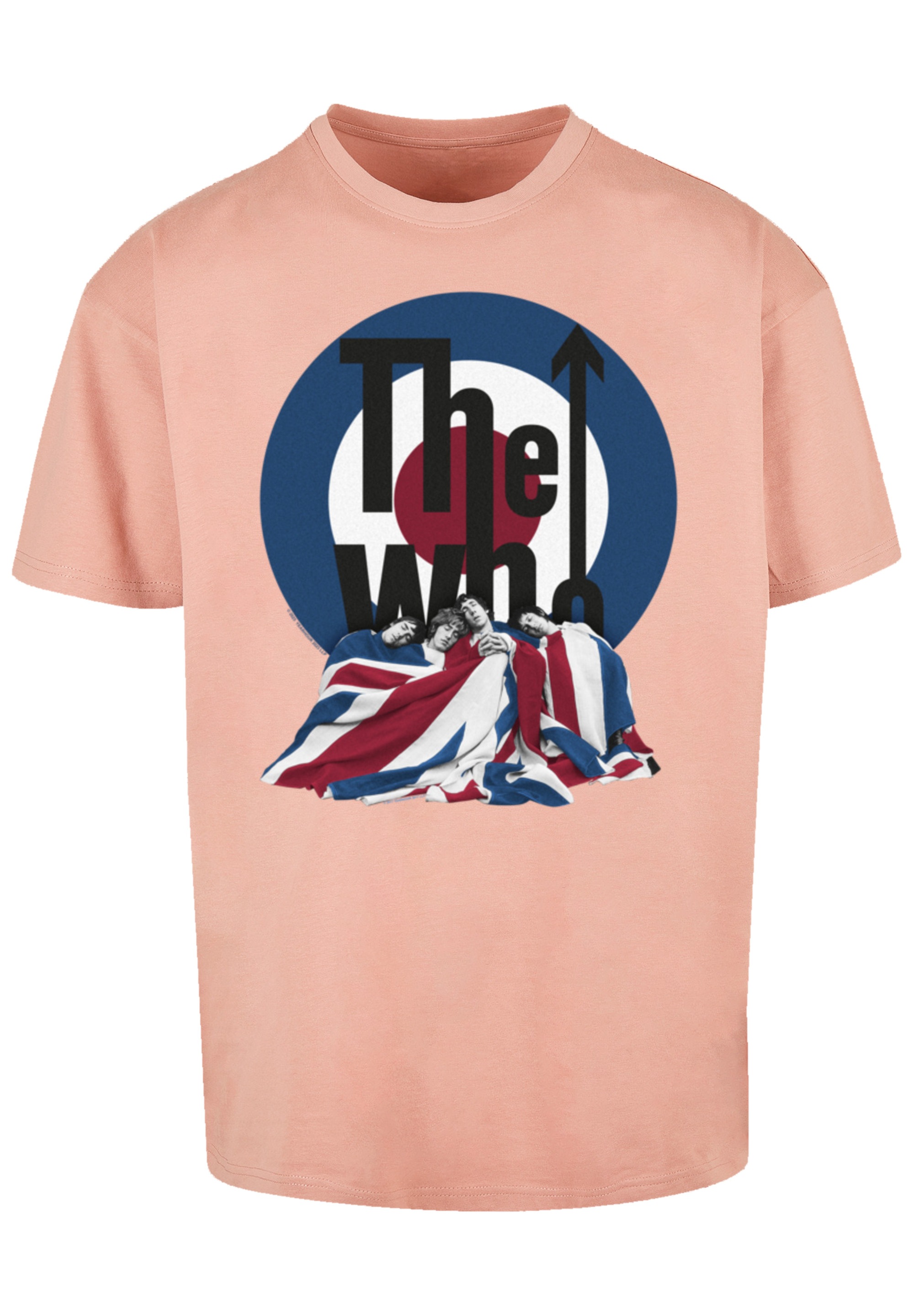F4NT4STIC T-Shirt »The Who Flag Blanket«, Premium Qualität