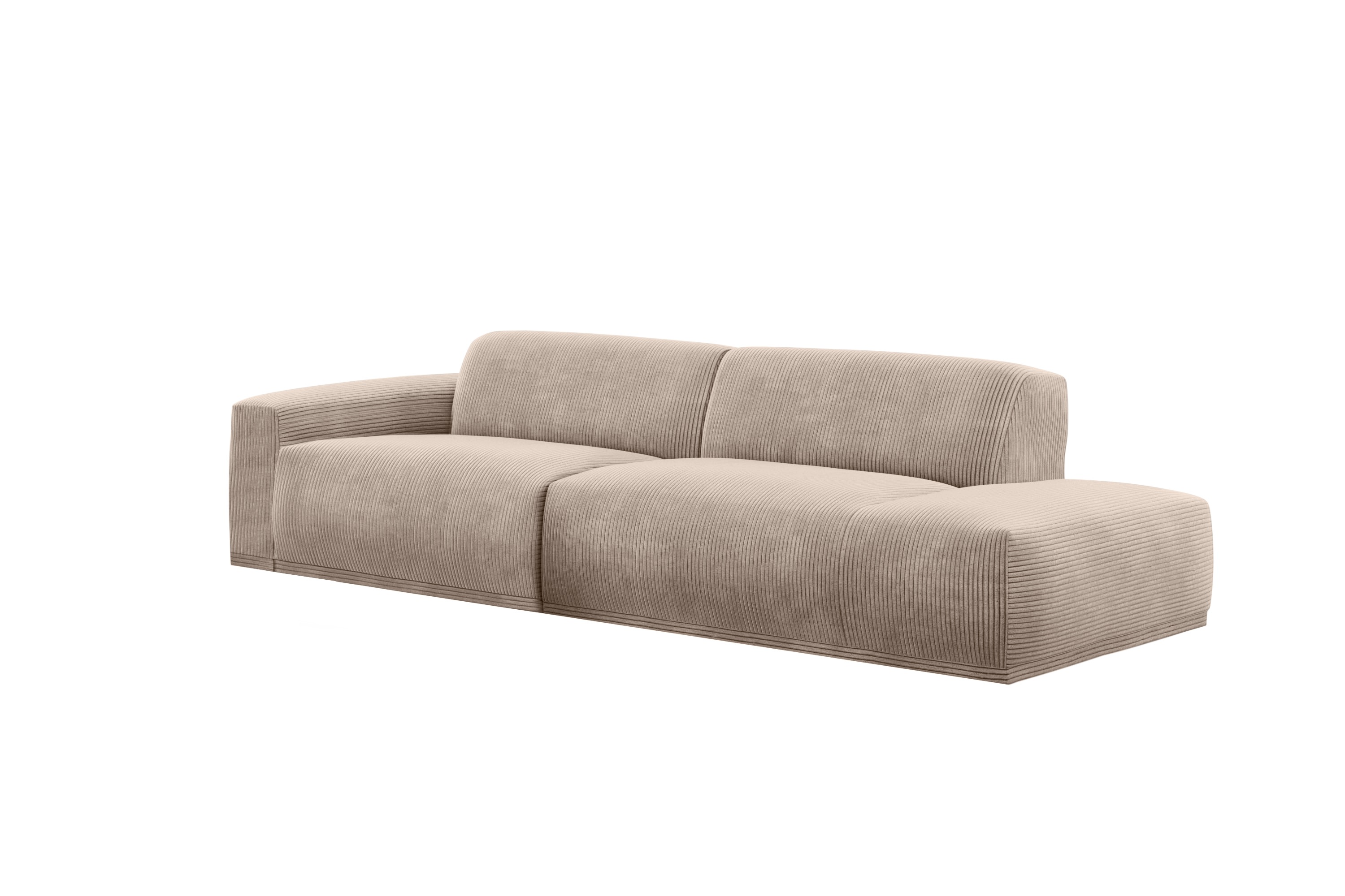 Thumbnail - TRENDMANUFAKTUR Big-Sofa "Braga, mit hochwertigem Kaltschaum, Megasofa, in Cord erhältlich", modernes Big-Sofa, Couch mi...