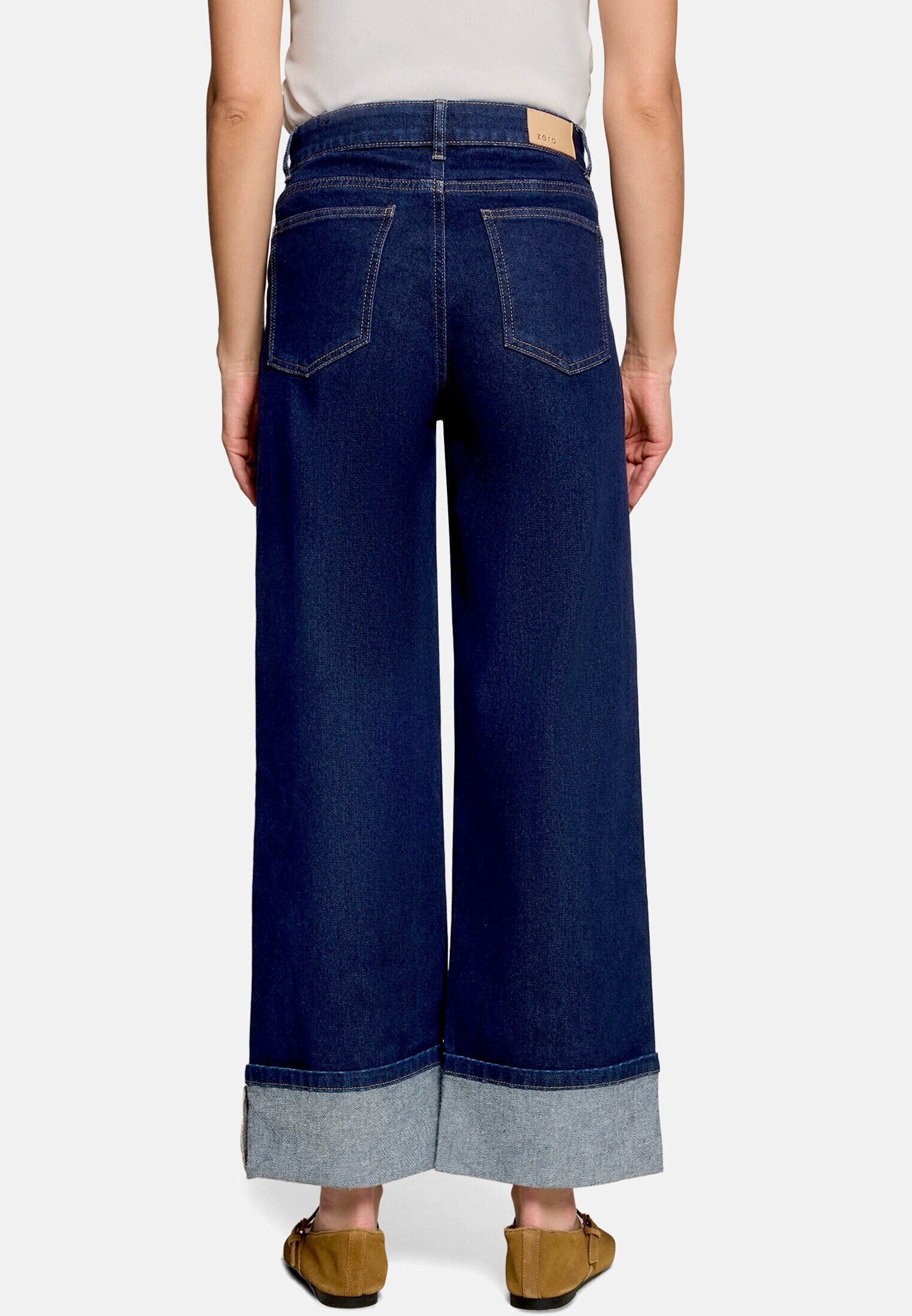 Zero Weite Jeans »Damen Look-Jeans mit Biesen Style Witney«
