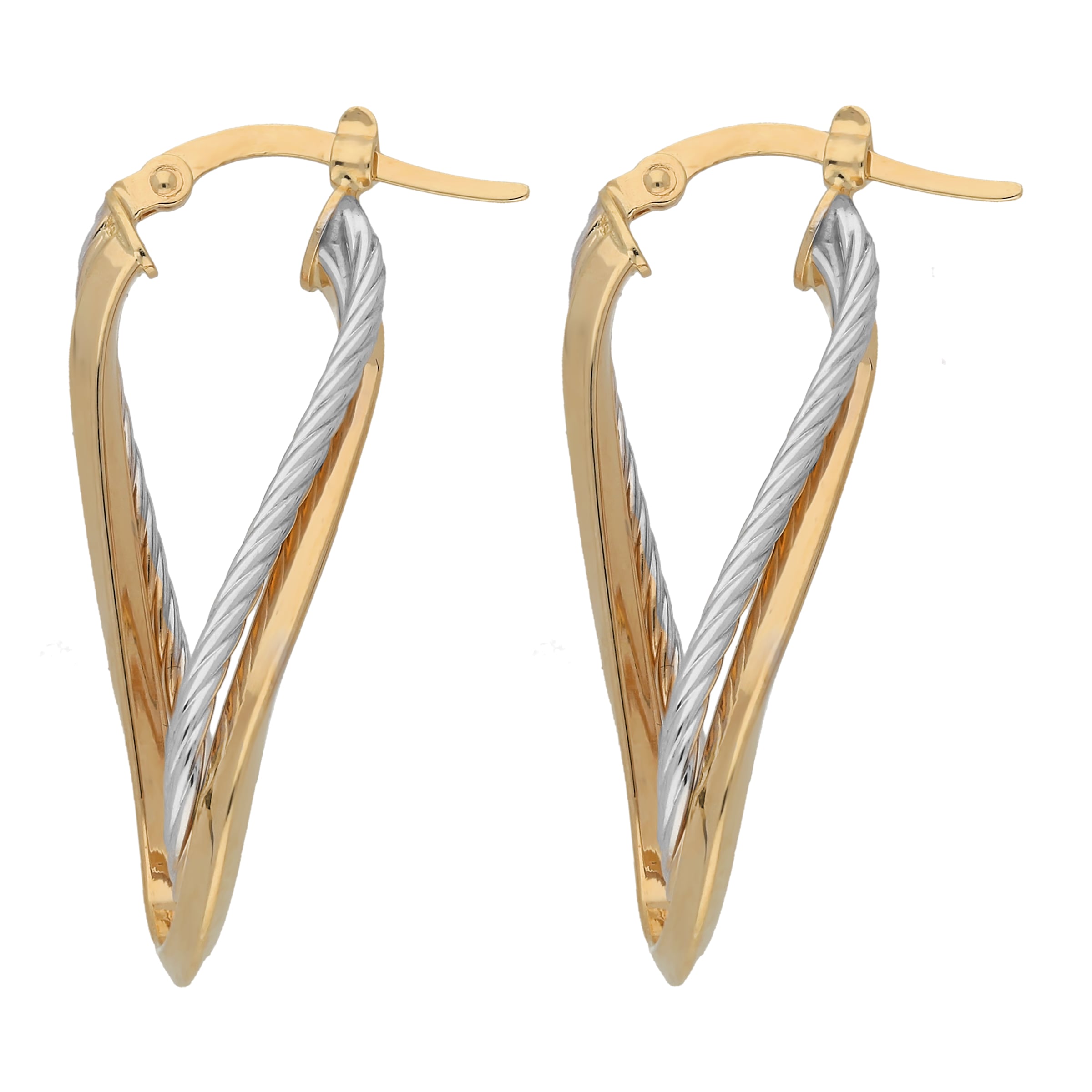 Firetti Paar Creolen »Schmuck Geschenk Gold 585 Ohrringe Infinity/Unendlichkeitsschleife«