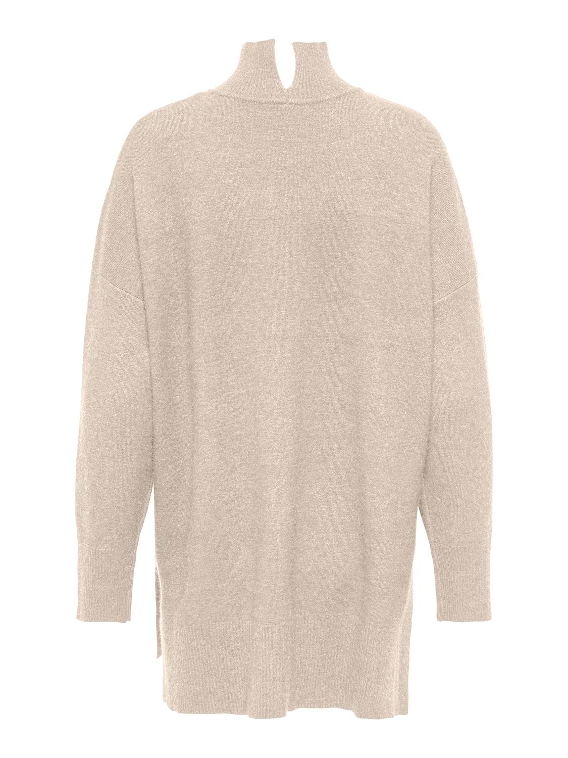 ONLY Stehkragenpullover »ONLIBI LS LOOSE SPLIT NECK CC KNT«
