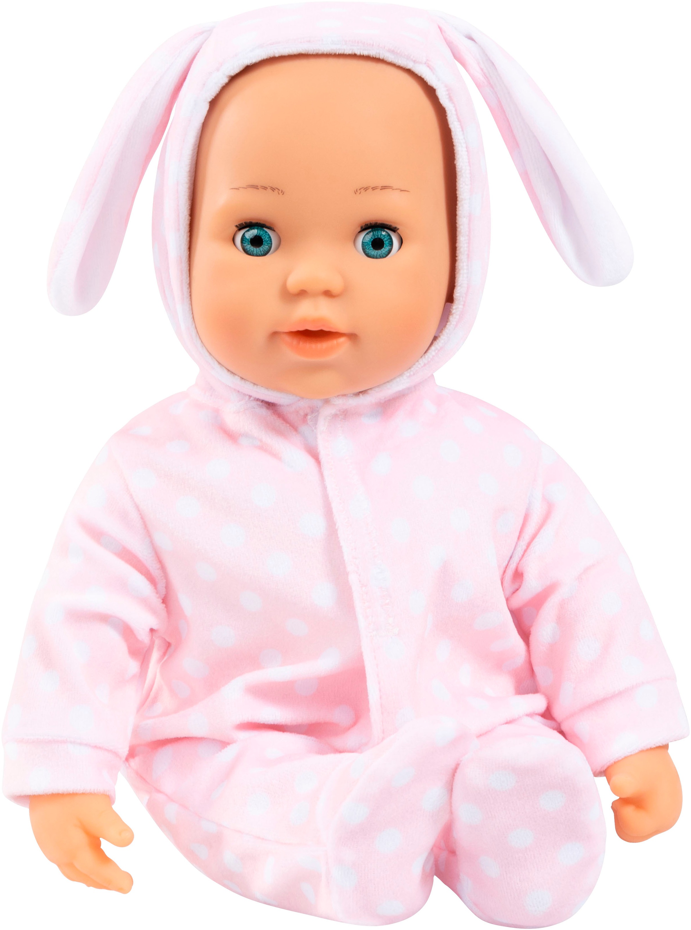 Bayer Babypuppe »Anna First Words Baby, 38 cm rosa«, (3 tlg.)