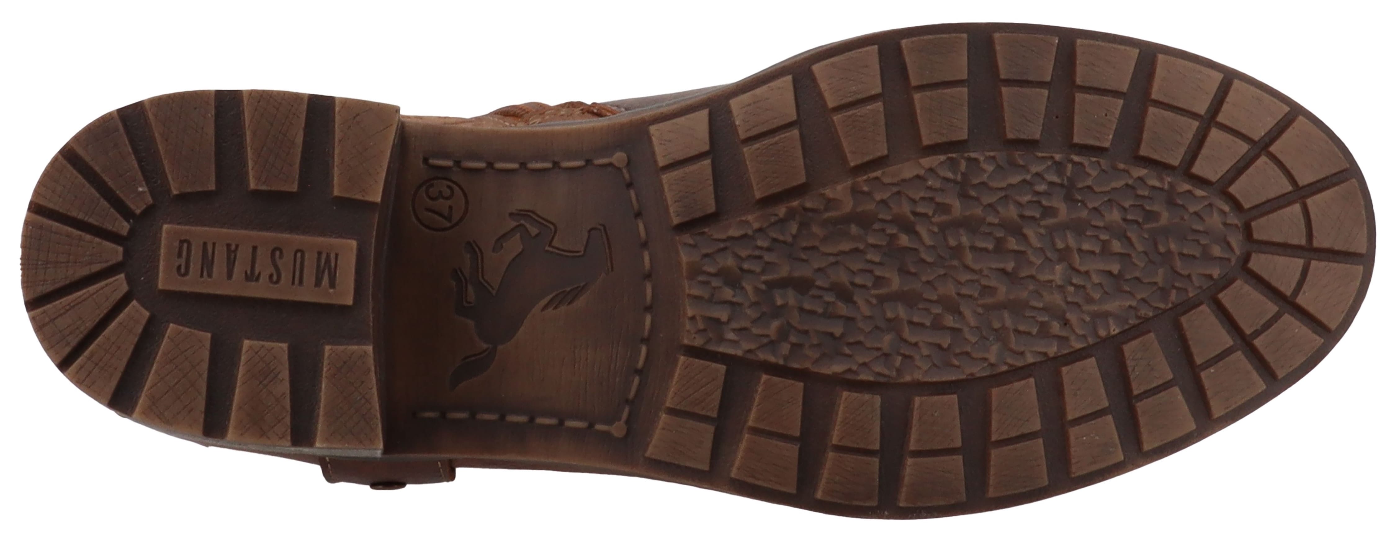 Thumbnail - Mustang Shoes Winterboots "Fabienne" Stiefelette, Westernboots im Used-Look