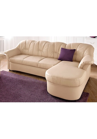 DOMO collection Ecksofa »Flores« patogi su miegojimo f...