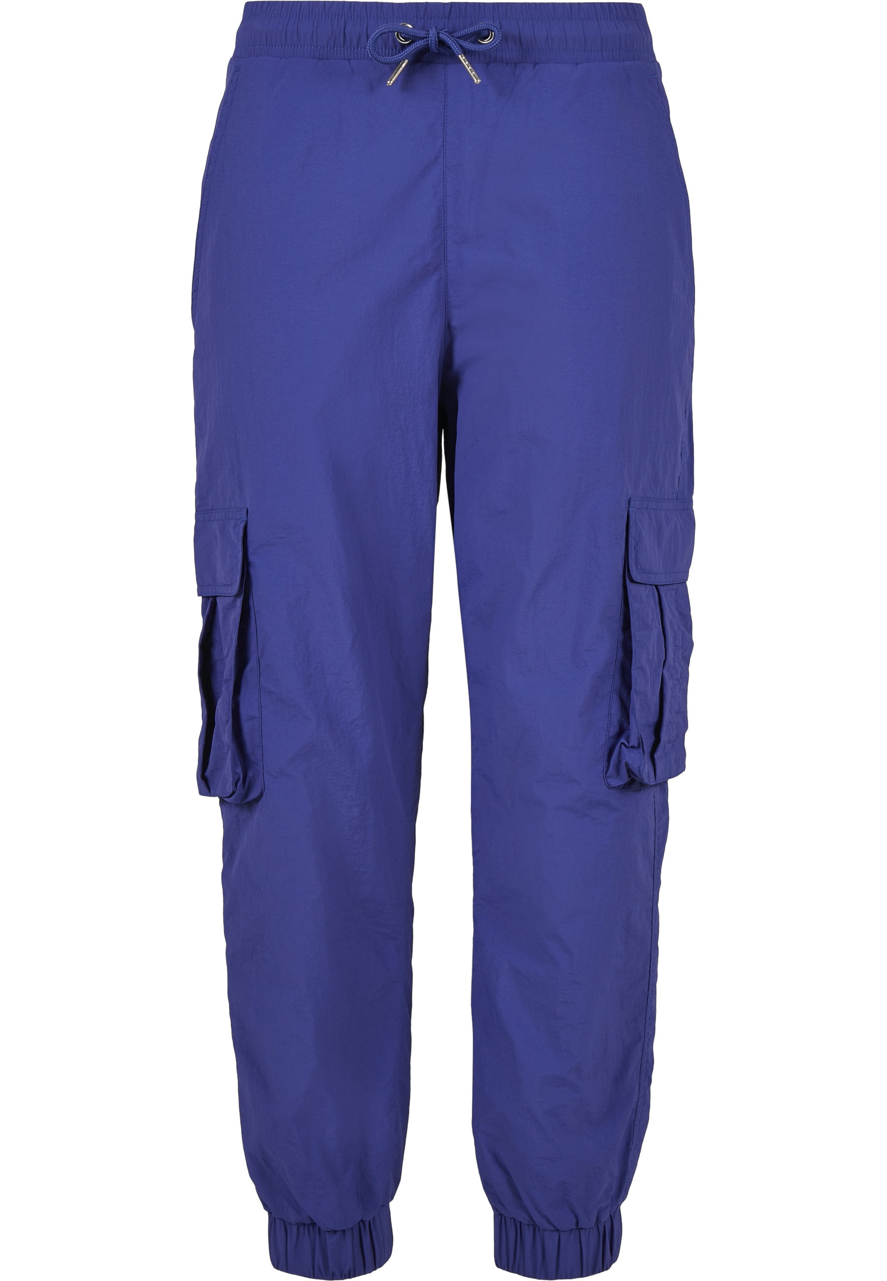 URBAN CLASSICS Cargohose "Urban Classics Damen Ladies High Waist Crinkle Nylon Cargo Pants"