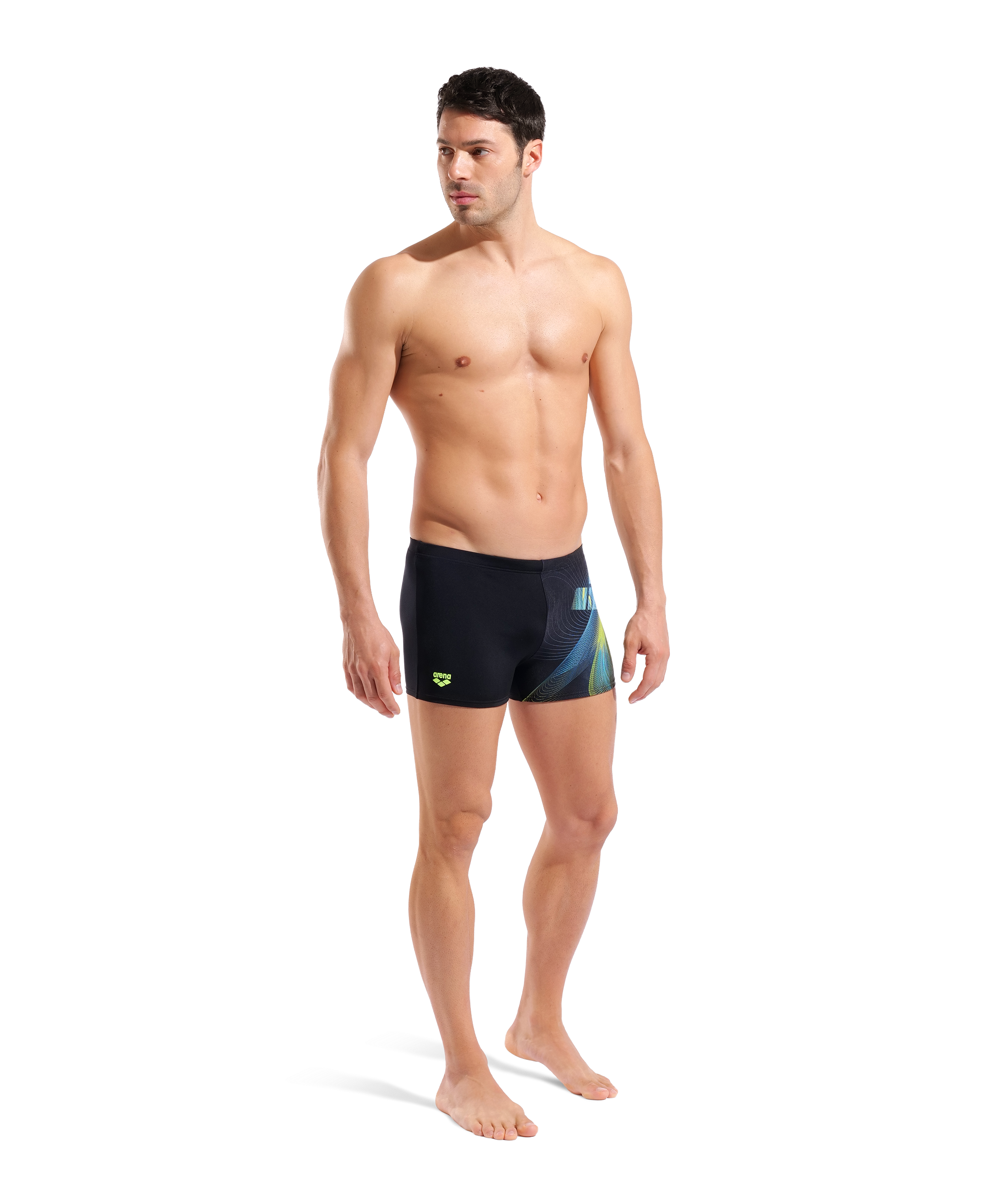 Arena Badeshorts "M ARENA JELLYFISH SWIM SHORT" chlorbeständig, schnelltrocknend, mit innenliegendem Kordelzug
