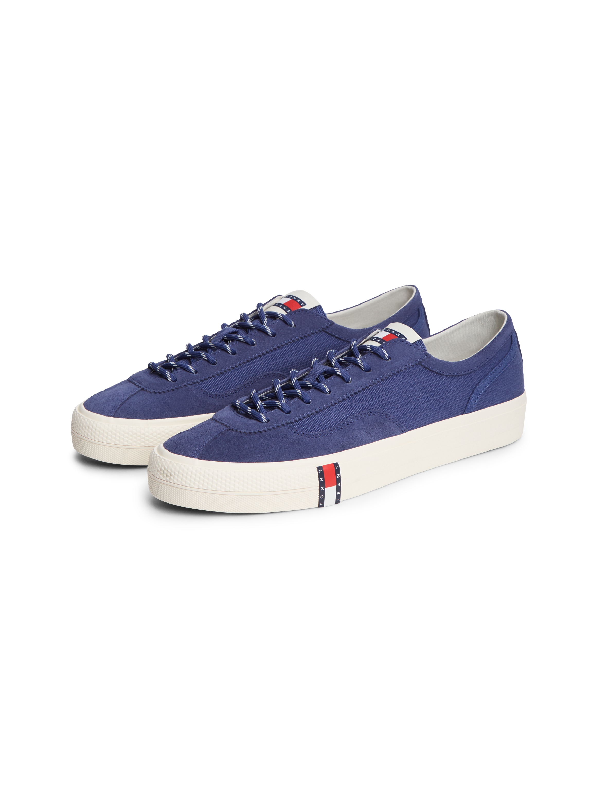 Tommy Jeans Sneaker "ARCHIVE VULC Y2K CANVAS MIX" Freizeitschuh, Halbschuh, Schnürschuh mit Logoflagge in der Sohle