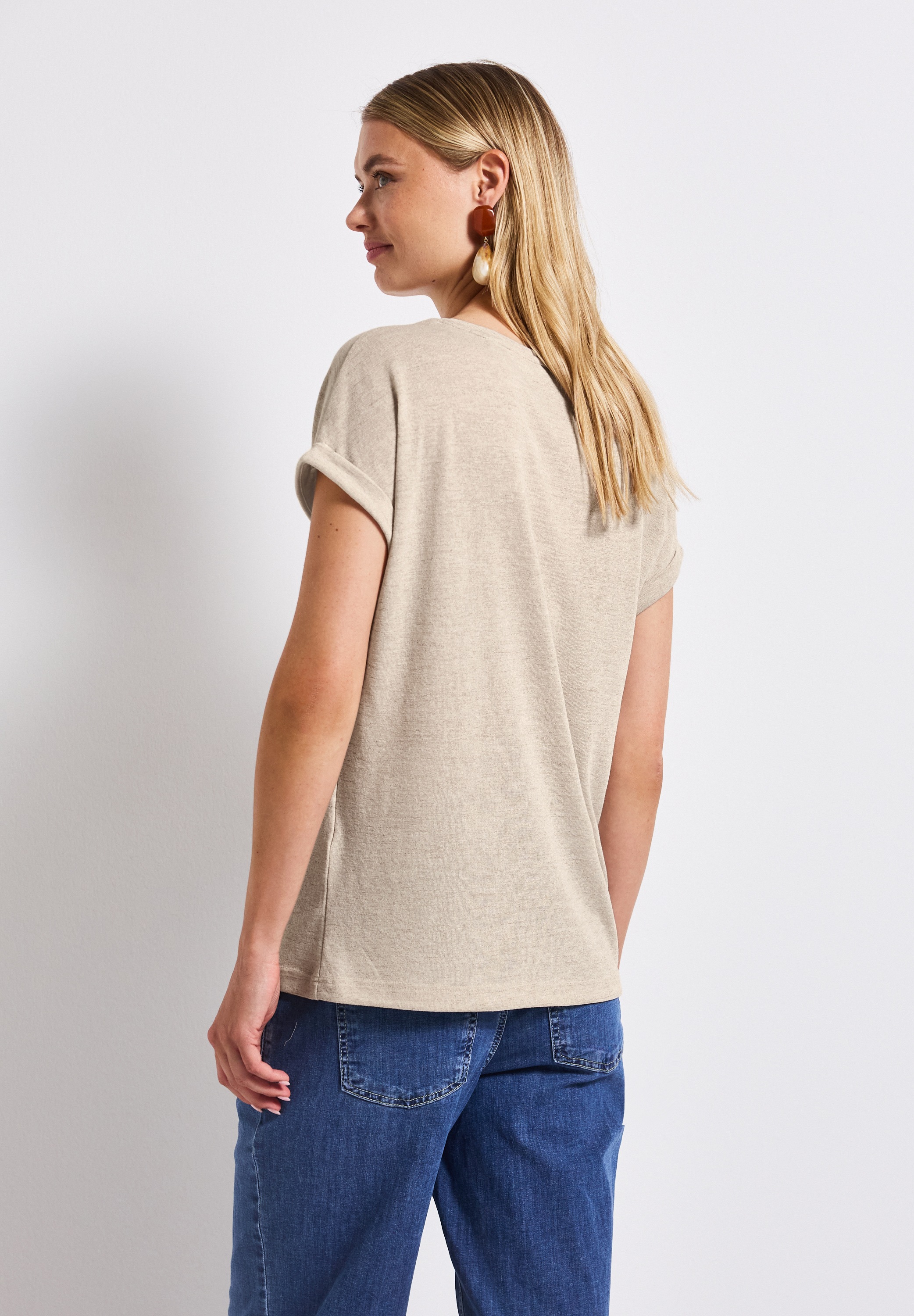 STREET ONE Print-Shirt, aus softem Materialmix günstig online kaufen