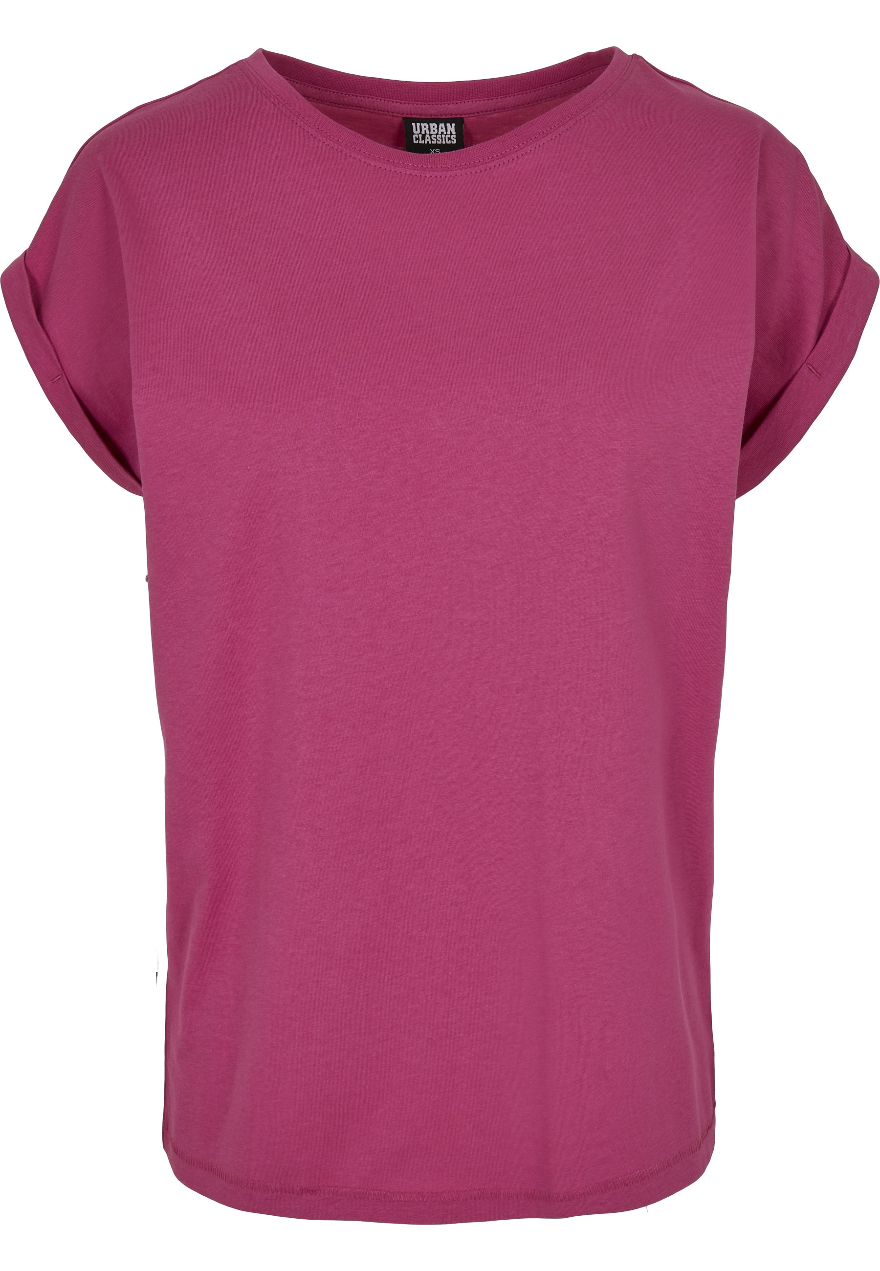 URBAN CLASSICS Kurzarmshirt "Urban Classics Damen Ladies Extended Shoulder günstig online kaufen