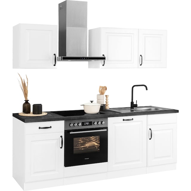 wiho Küchen Küchenzeile »Erla«, mit Hanseatic-E-Geräten, Breite 220 cm  kaufen | BAUR