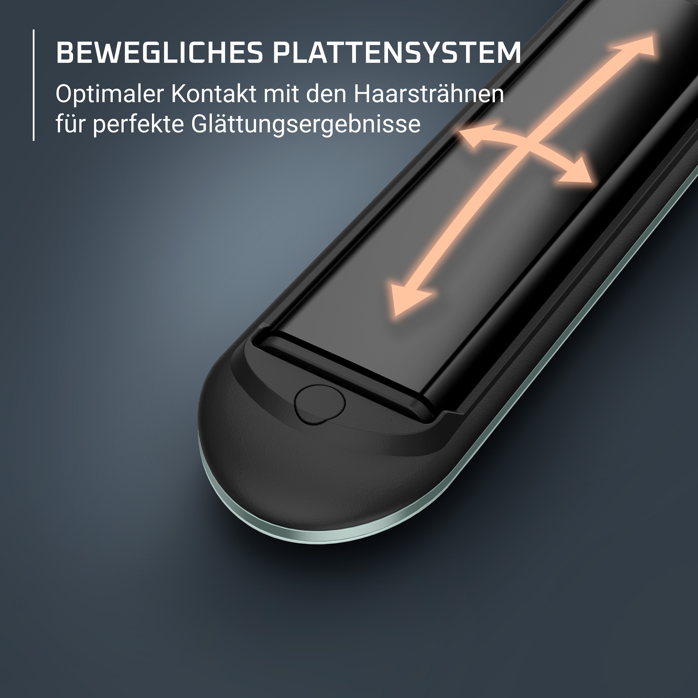Rowenta Glätteisen »Rowenta Thermoglide«, Titanium, Titanium-Beschichtung, 5 Temperaturstufen von 170°C bis 230°C