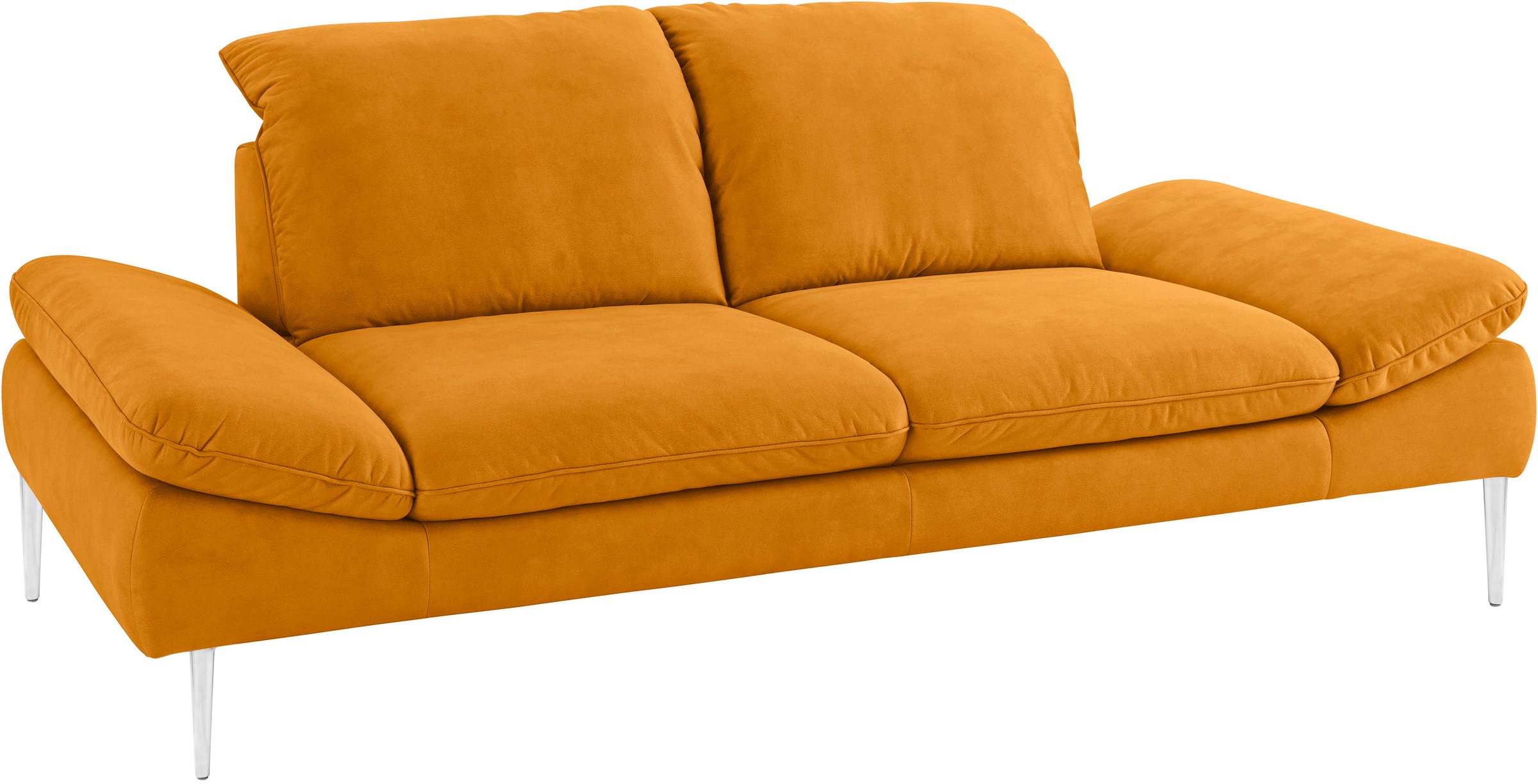 W.SCHILLIG 2,5-Sitzer »enjoy&MORE«, mit Sitztiefenverstellung, Füße Chrom glänzend, Breite 232 cm