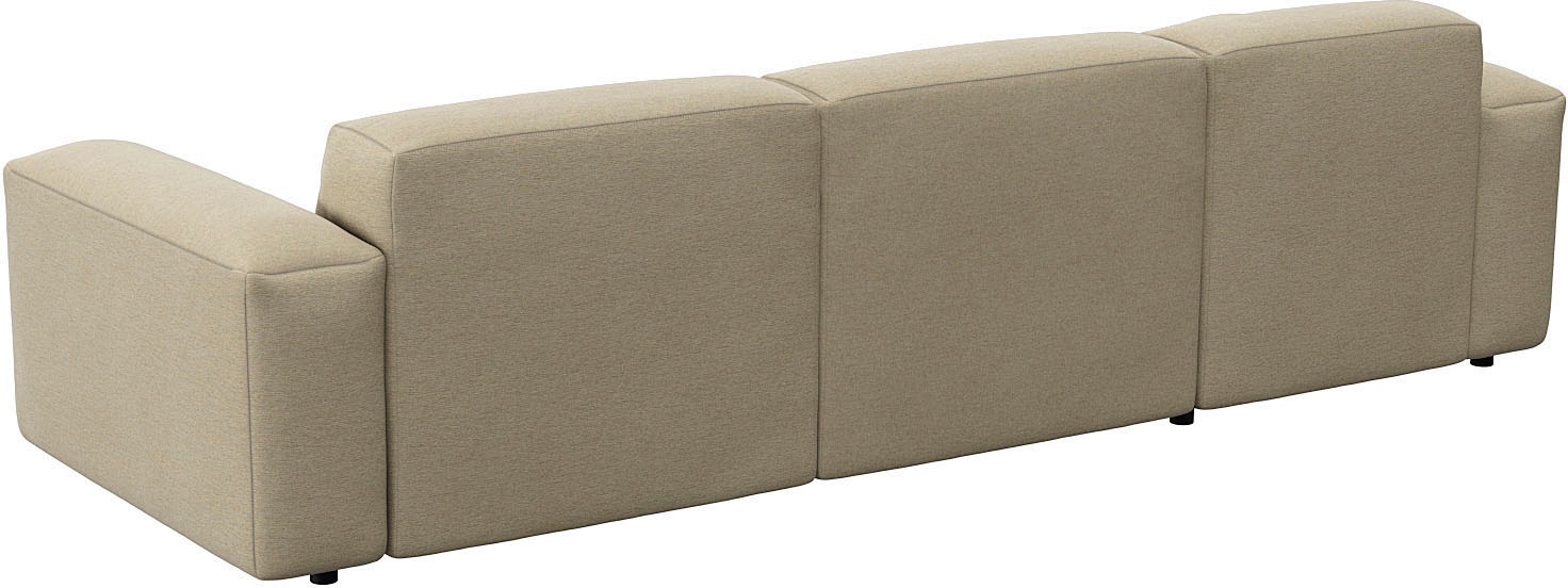 FLEXLUX Ecksofa »Lucera bequem und komfortabel durch hochwertigen Sitzaufbau, L.Form«, modern & anschmiegsam, Kaltschaum, Stahl-Wellenunterfederung